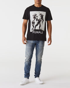Purple Brand Textured Inside Out T-Shirt - Rule of Next Apparel