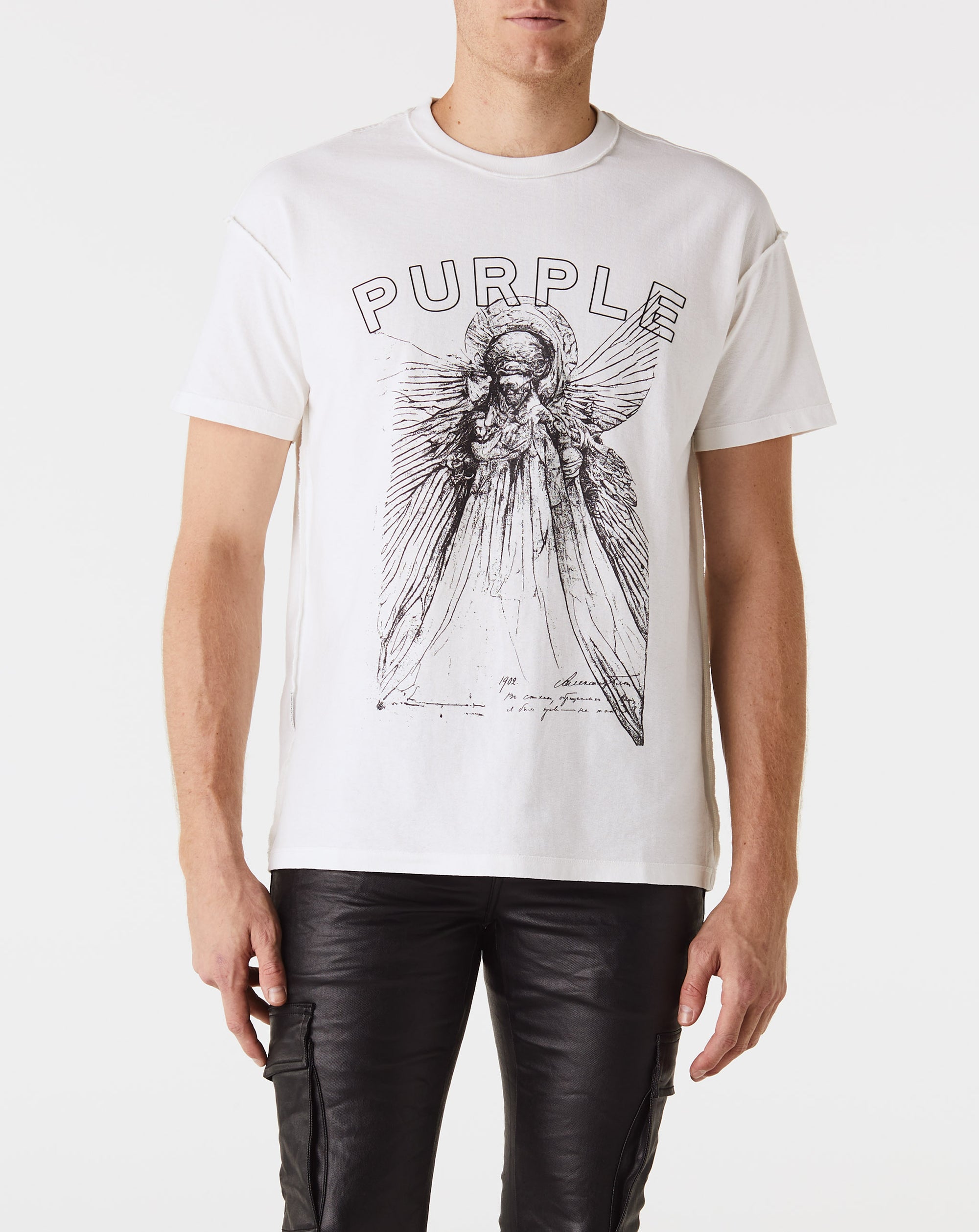 Purple Brand Textured Inside Out T-Shirt - Rule of Next Apparel