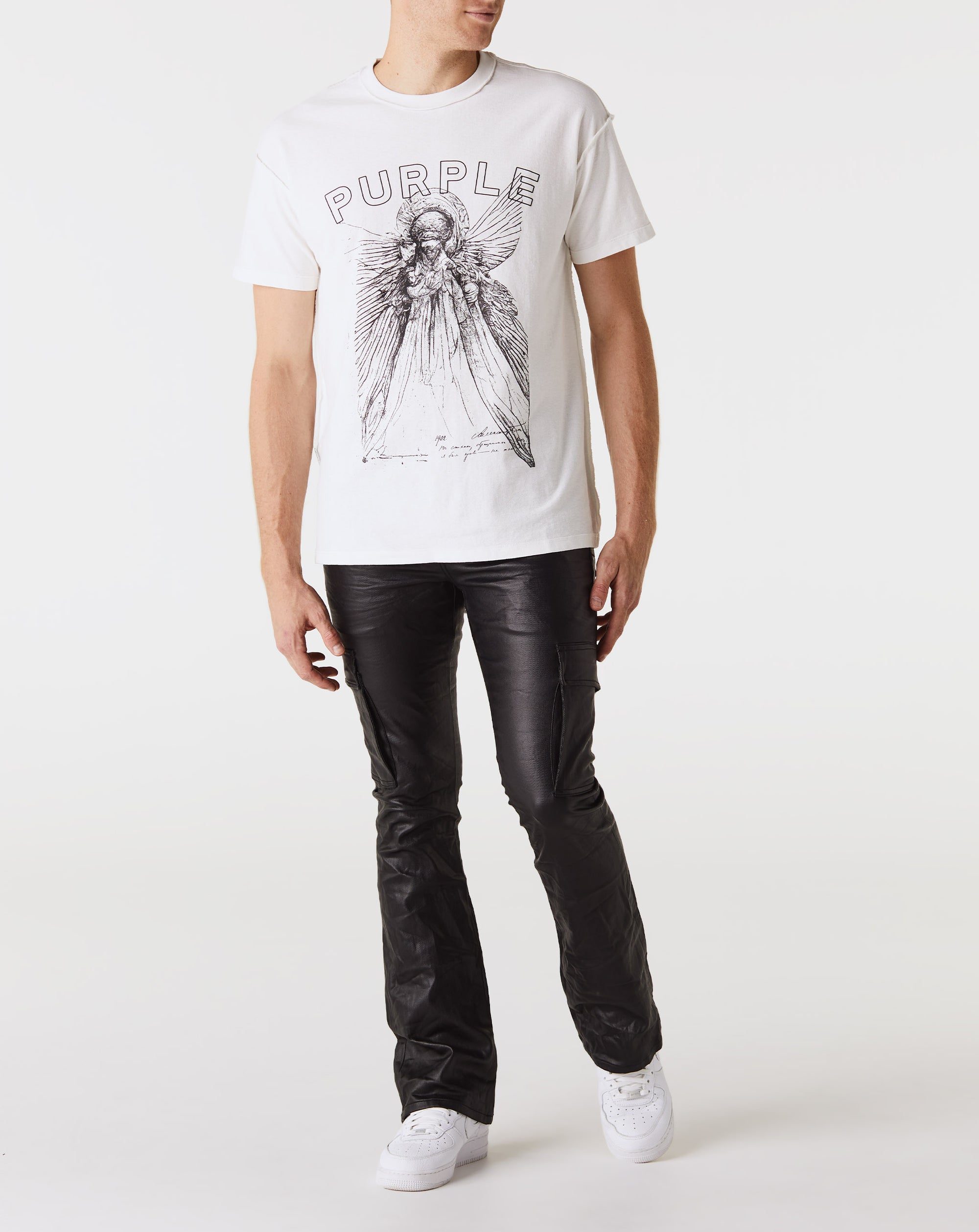 Purple Brand Textured Inside Out T-Shirt - Rule of Next Apparel