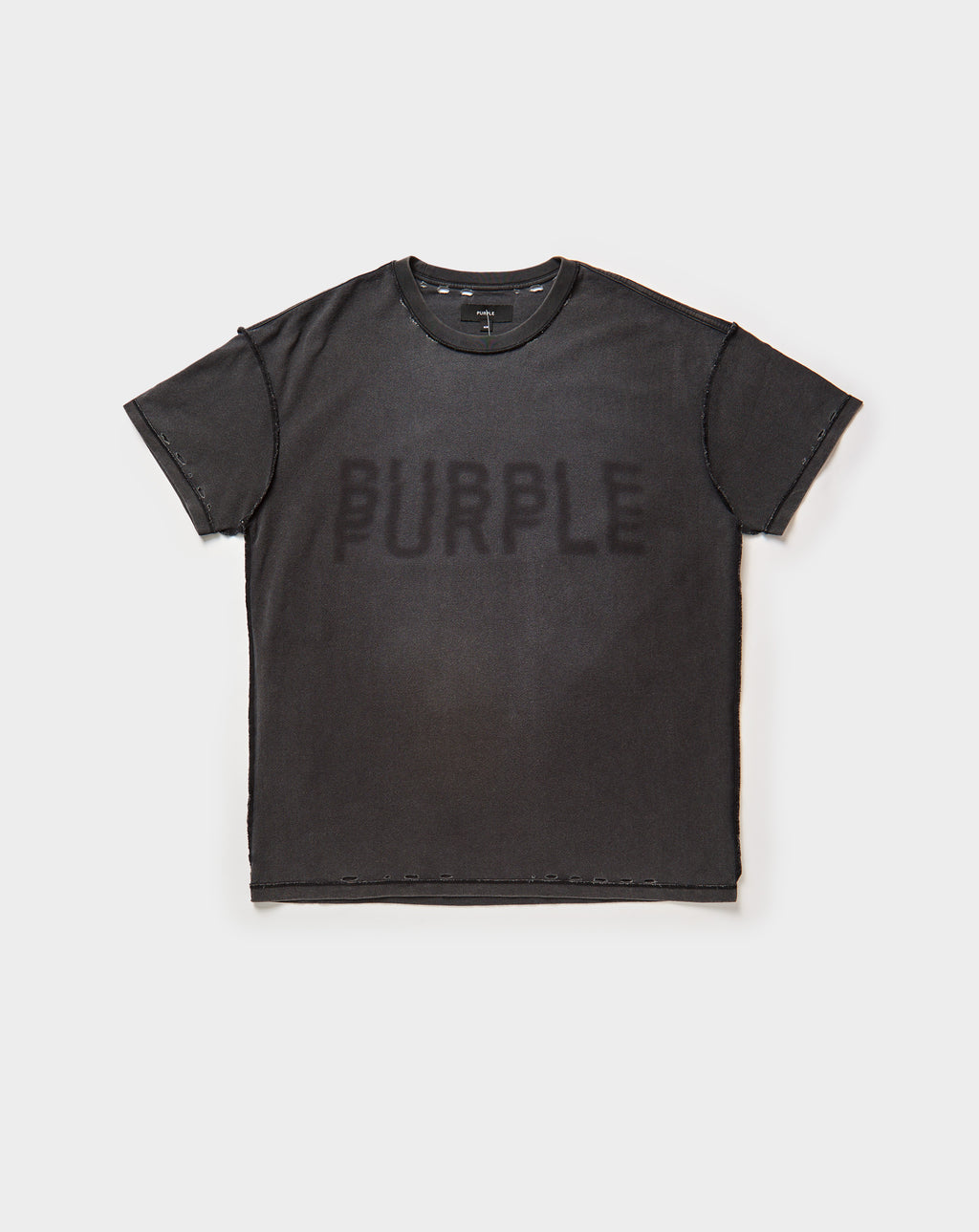 Purple Brand Textured Inside Out T-Shirt. Underground Apparel. Rule of Next Streetwear.