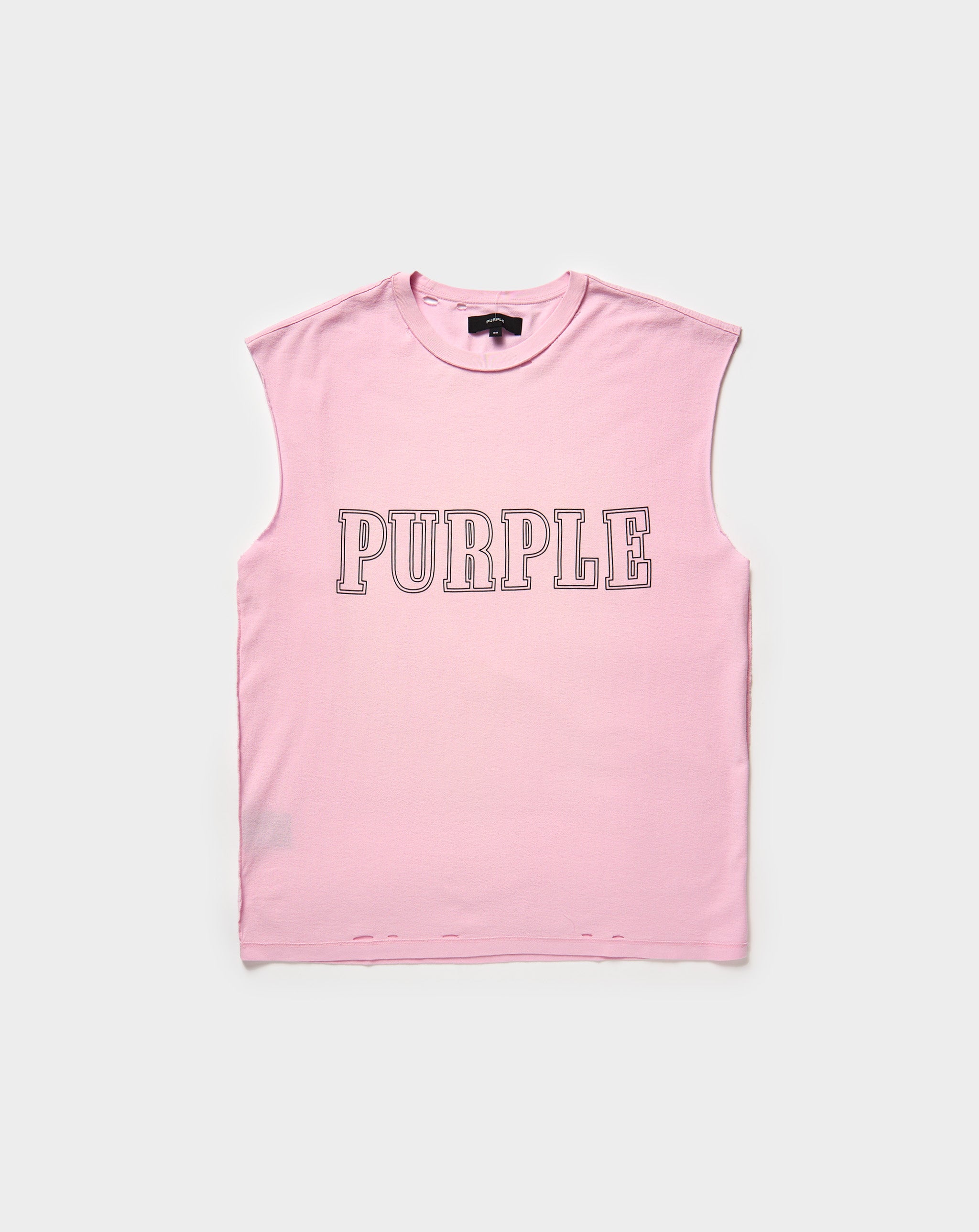 Textured Sleeveless T-Shirt