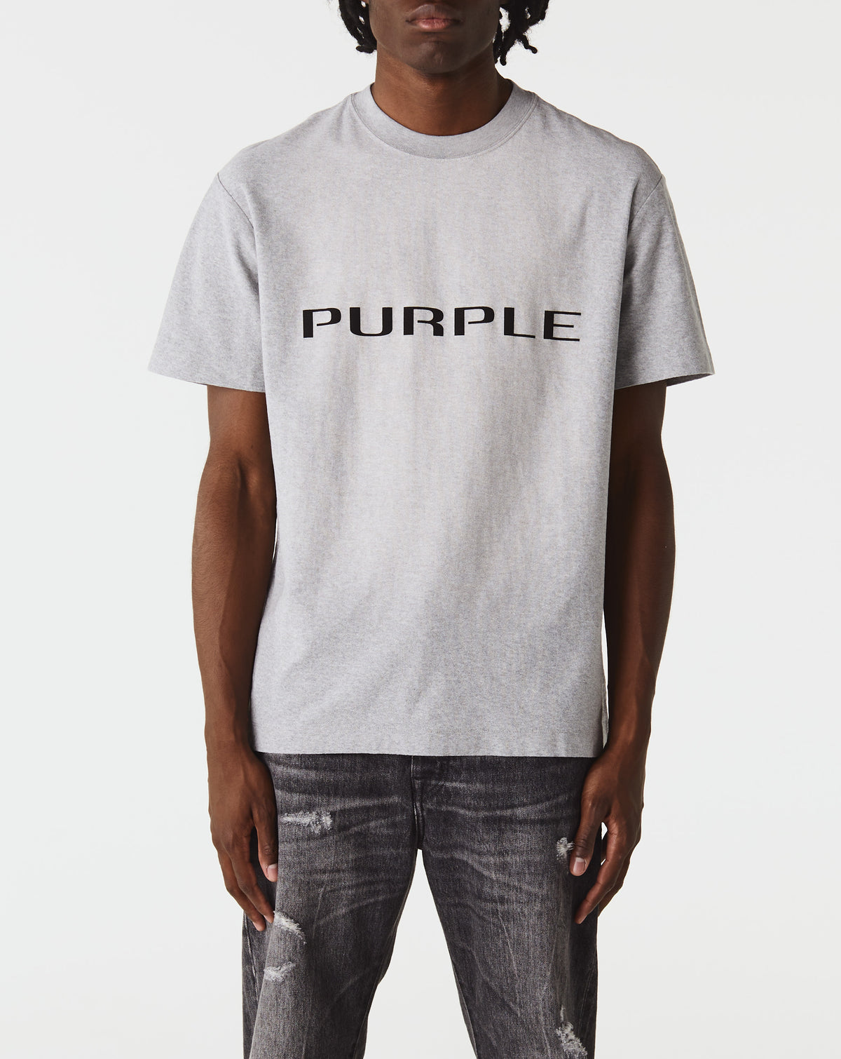Purple Brand Textured Jersey T-Shirt - Rule of Next Apparel