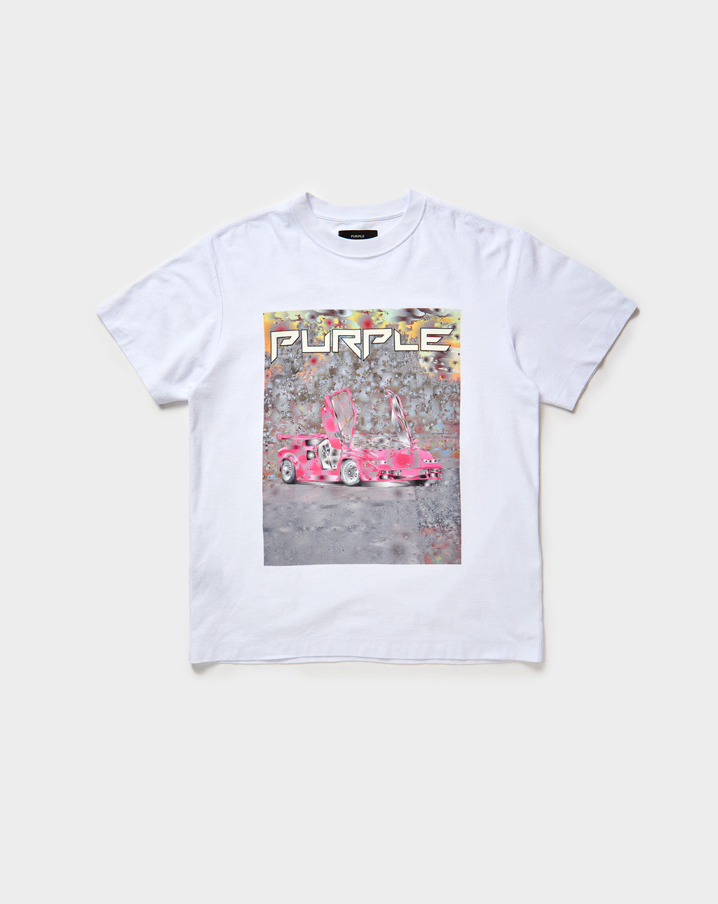 Purple Brand Textured Jersey T-Shirt. Underground Apparel. Rule of Next Streetwear.