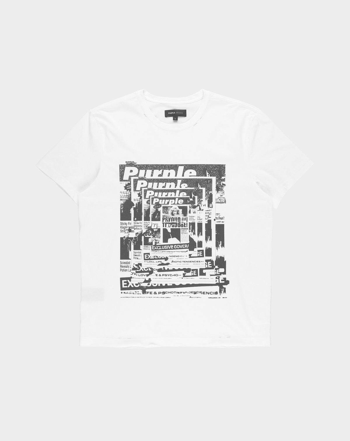 Purple Brand Clean Jersey T-Shirt - Rule of Next Apparel