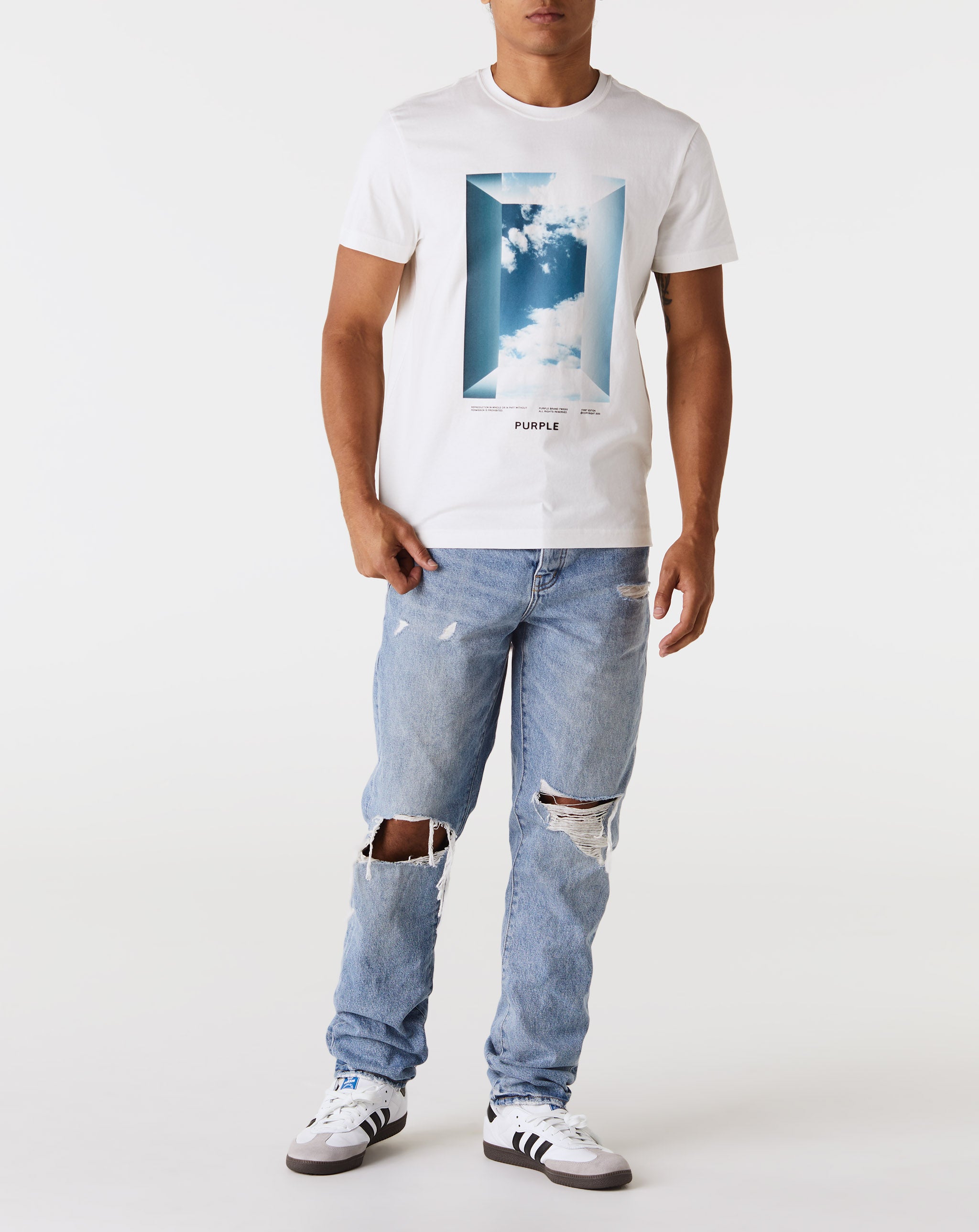 Purple Brand Mercerized Cotton T-Shirt - Rule of Next Apparel