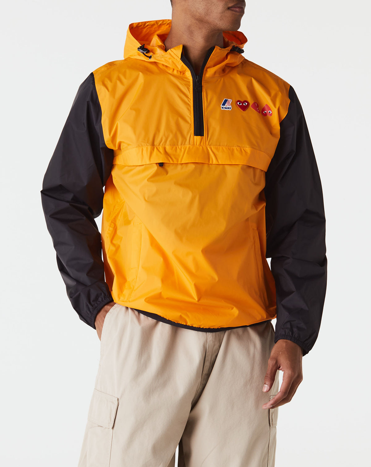 Comme des Garcons PLAY K-Way Half Zip Hoodie - Rule of Next Apparel