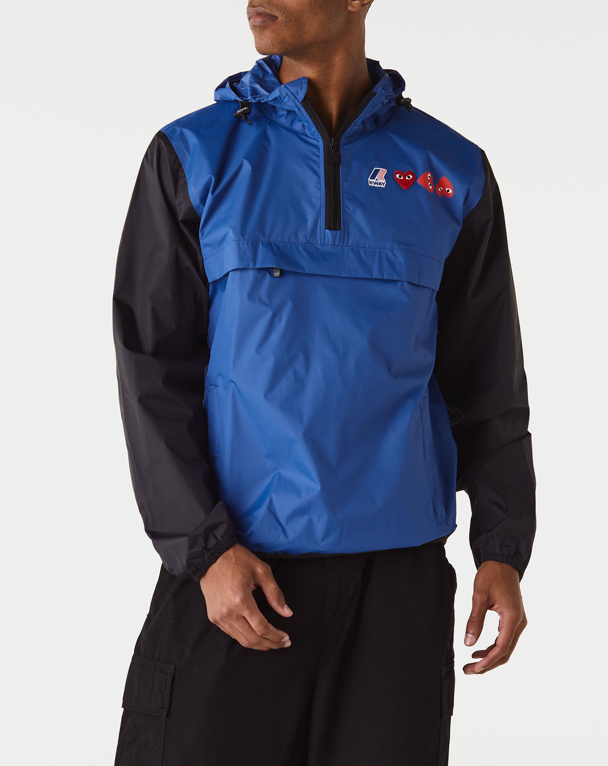Comme des Garcons PLAY K-Way Half Zip Hoodie - Rule of Next Apparel