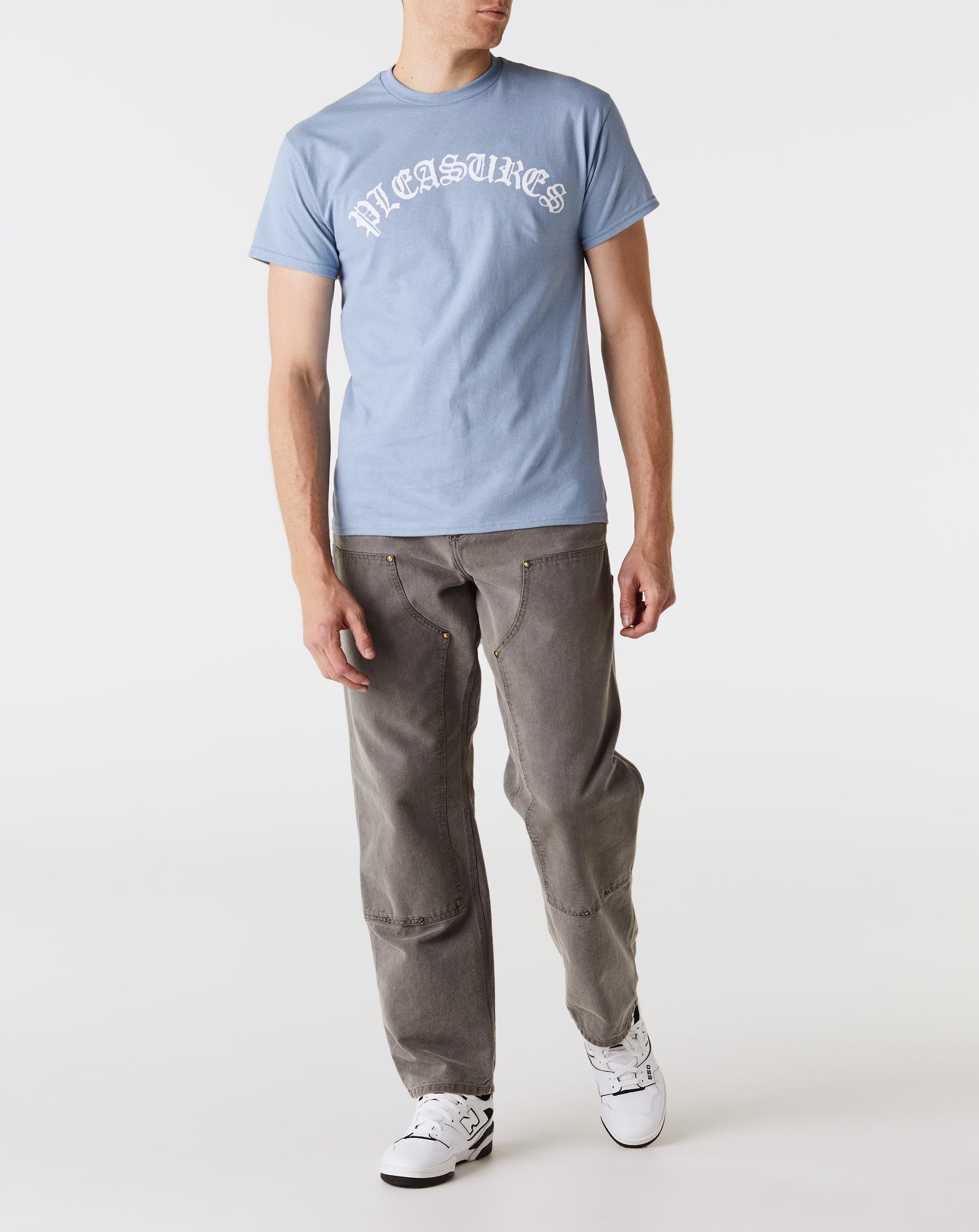 Pleasures Old E Logo T-Shirt - Rule of Next Apparel