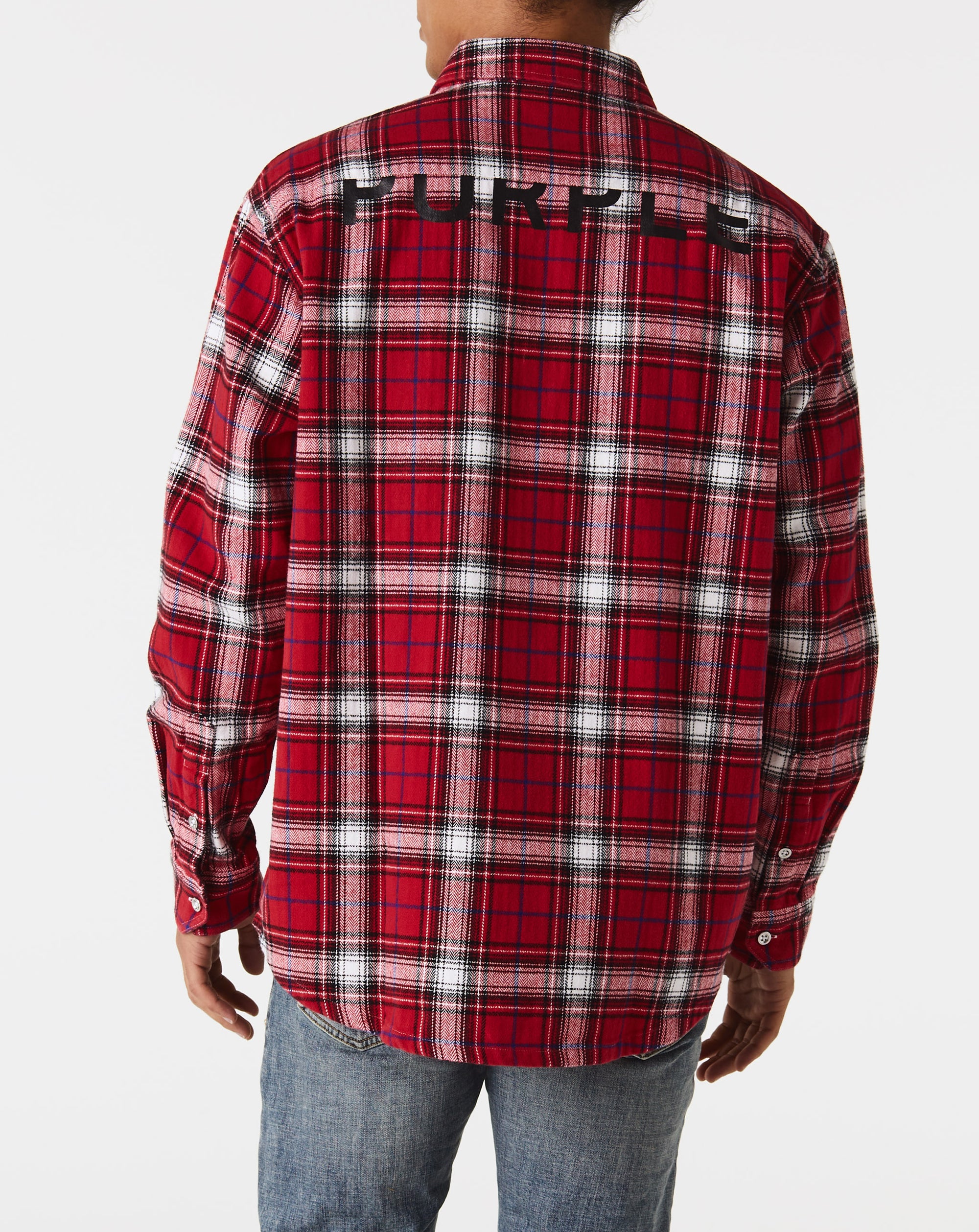 Purple Brand Plaid Flannel Shirt - Rule of Next Apparel