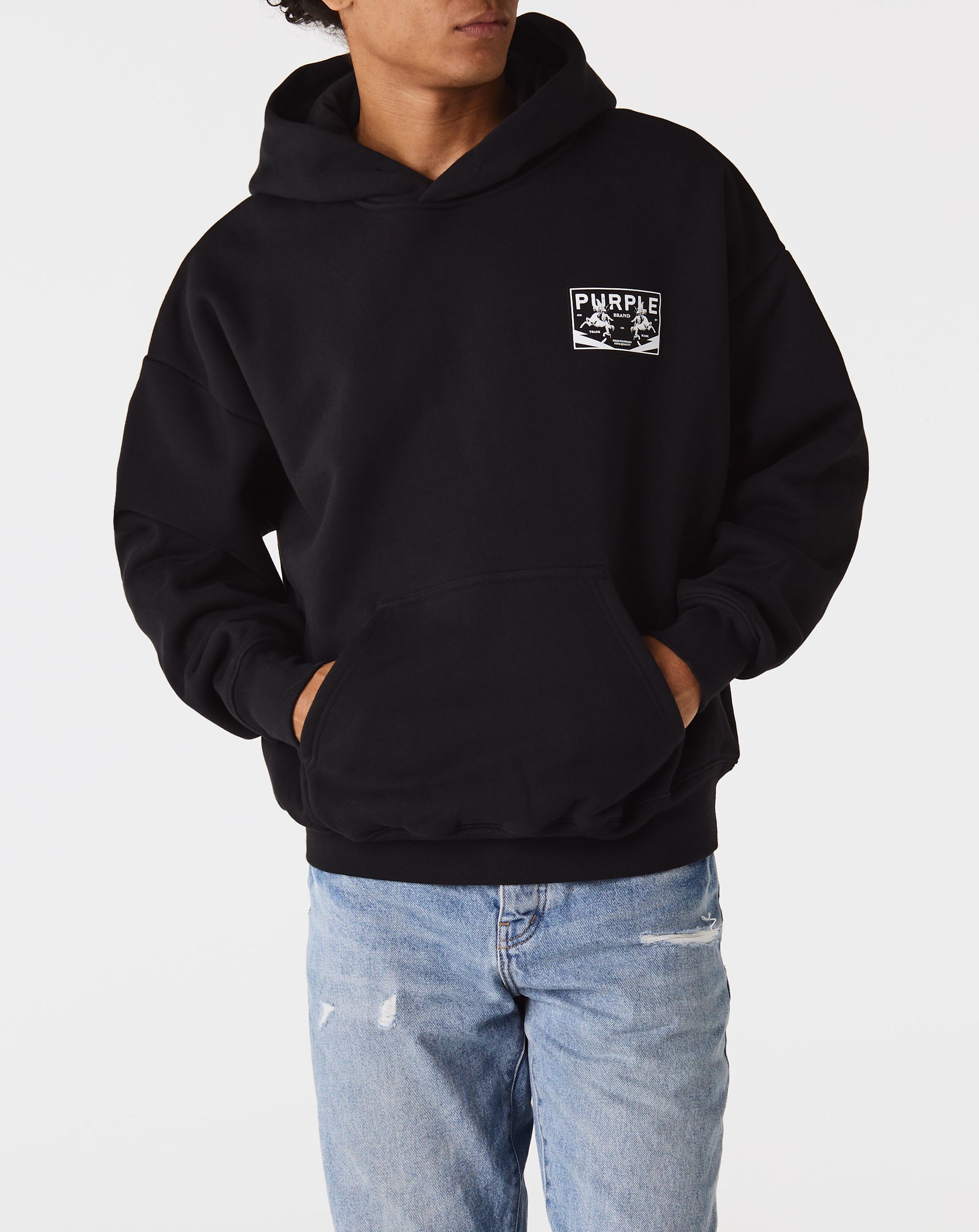 Purple Brand Heavyweight Fleece Hoodie - Rule of Next Apparel