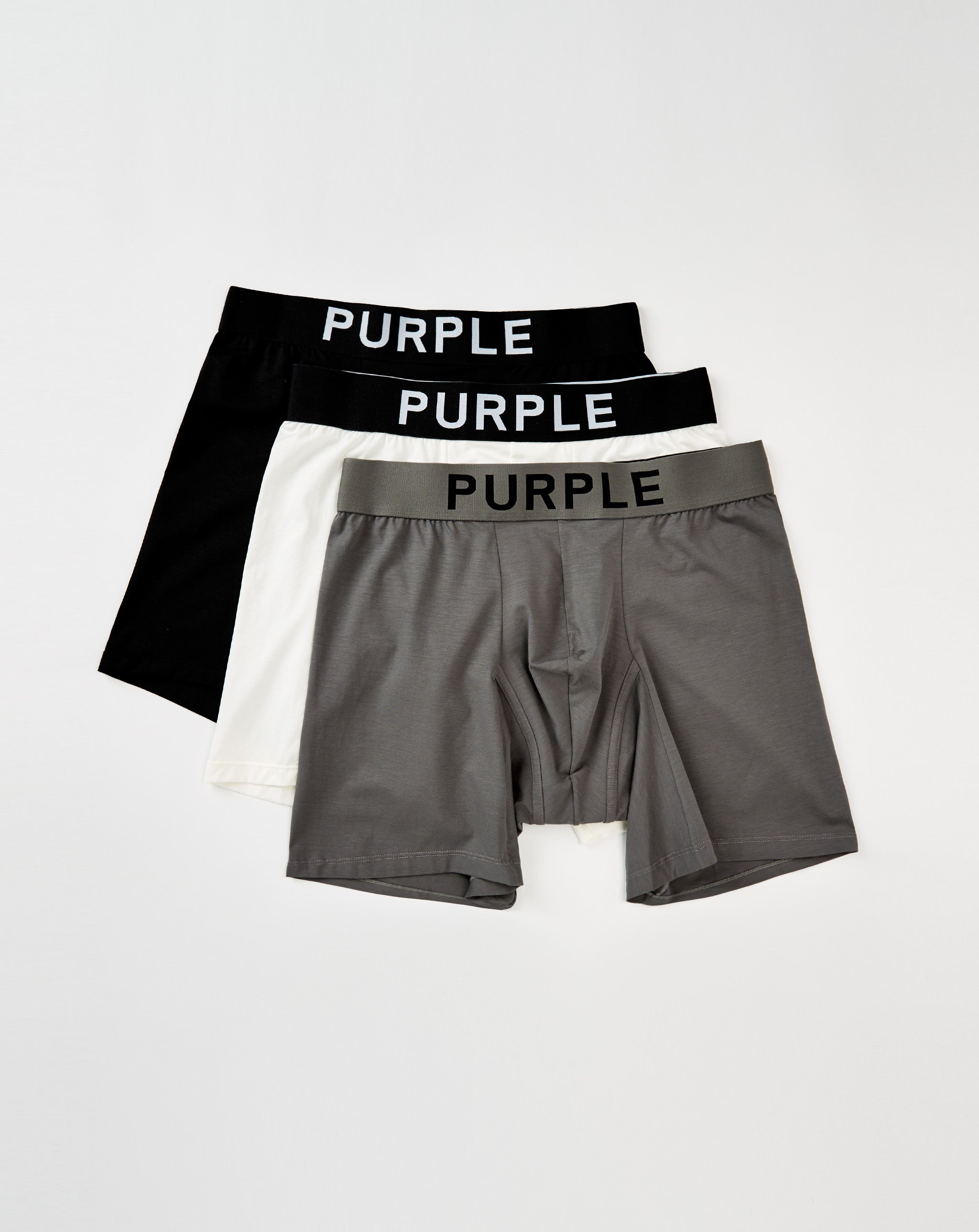 Purple Brand Boxer Brief Three Pack - Black main image 1