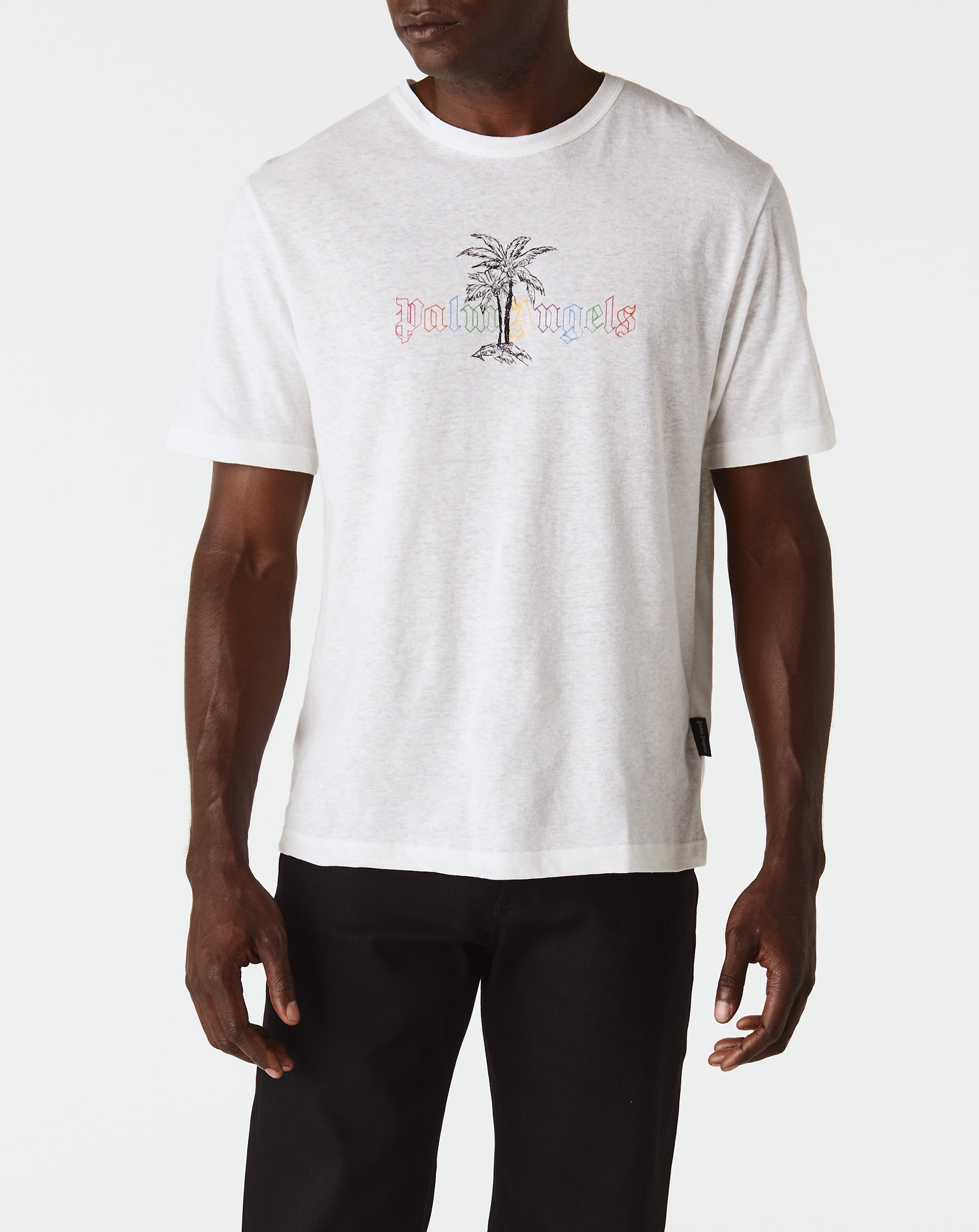Palm Angels Palm Angels Linen Collar T-Shirt - Rule of Next Apparel