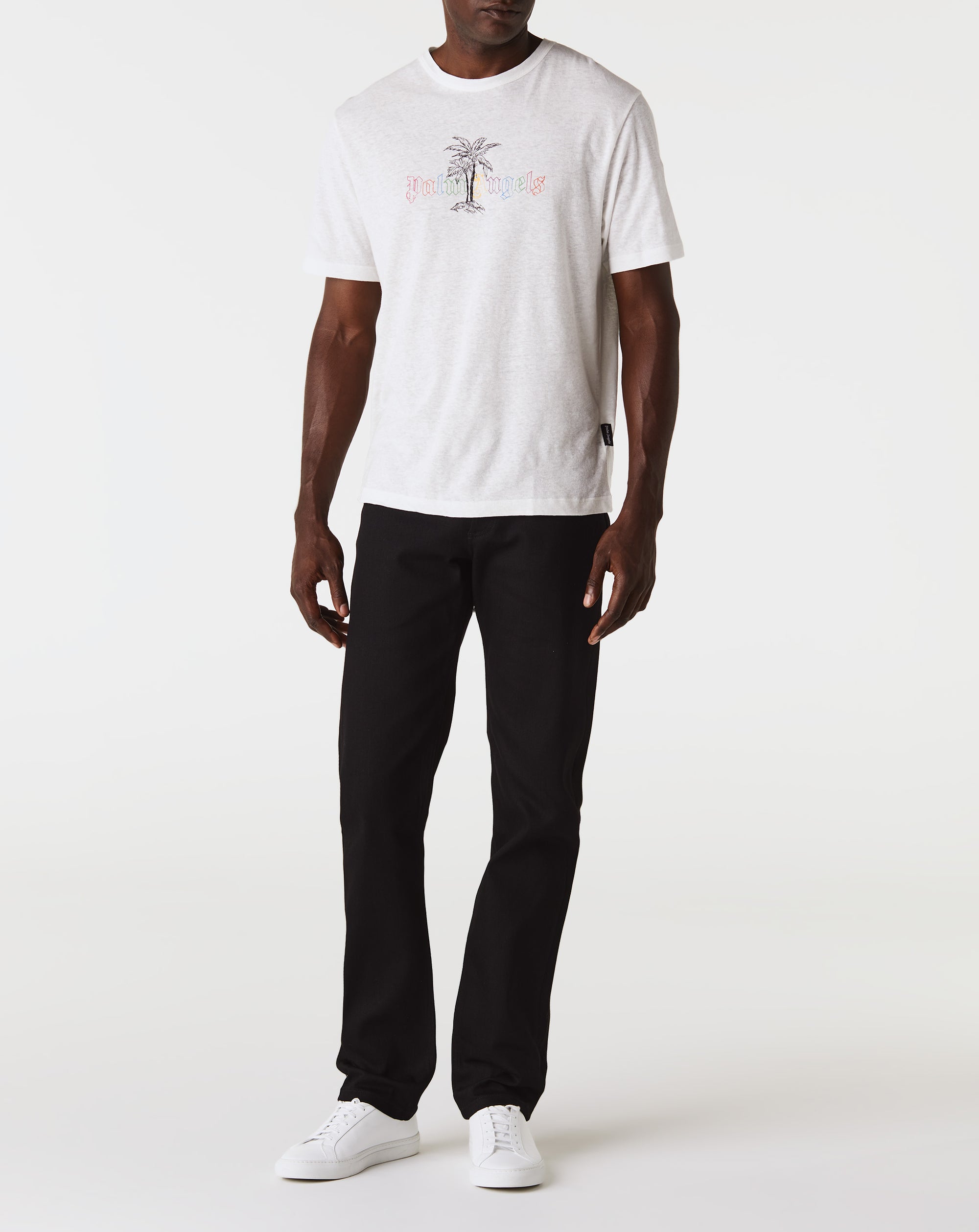 Palm Angels Palm Angels Linen Collar T-Shirt - Rule of Next Apparel