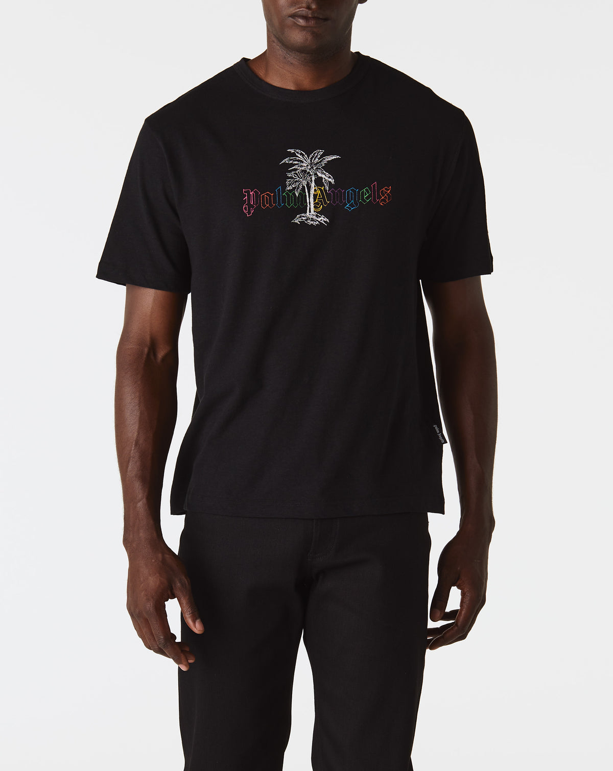 Palm Angels Palm Angels Linen Collar T-Shirt - Rule of Next Apparel