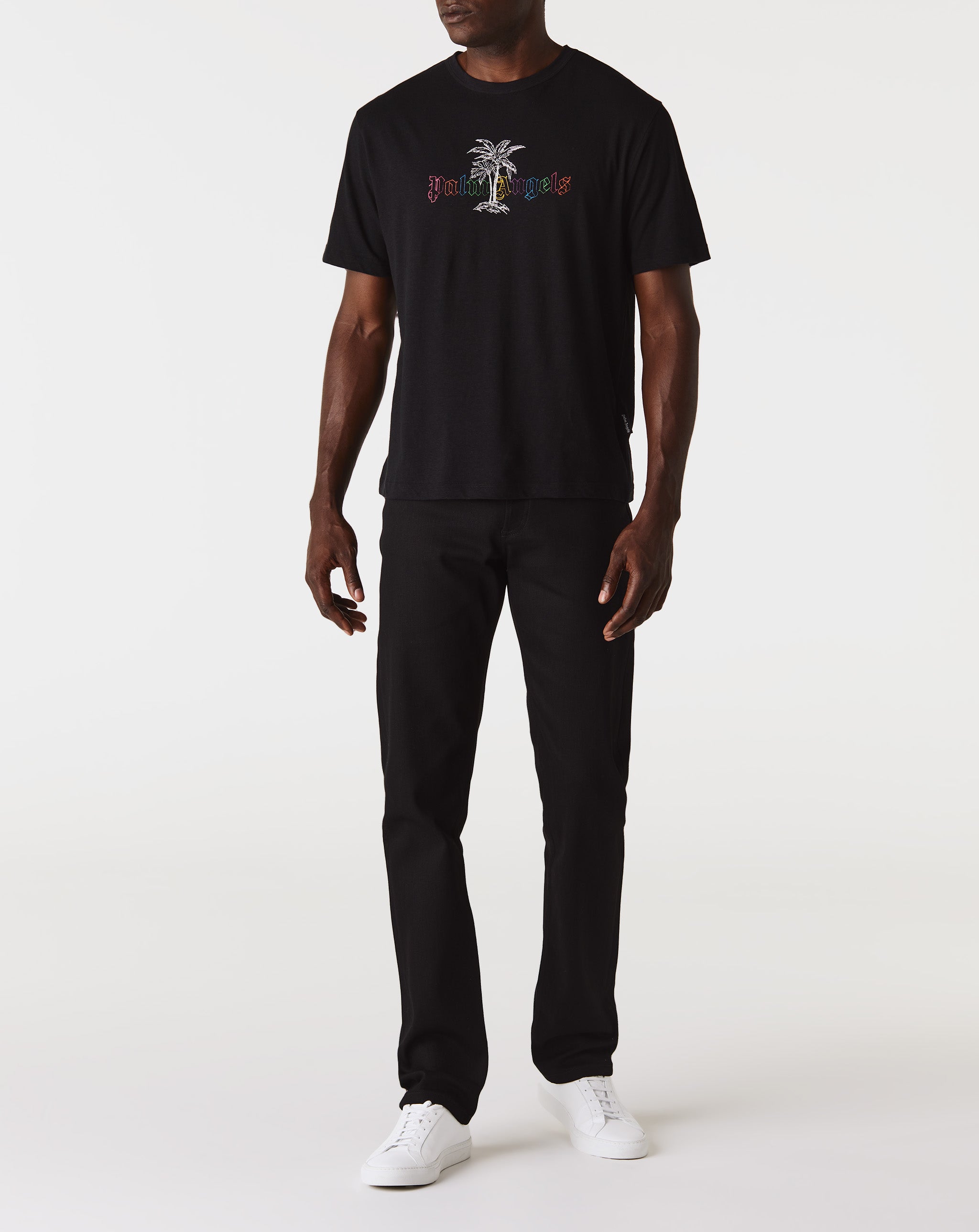 Palm Angels Palm Angels Linen Collar T-Shirt - Rule of Next Apparel