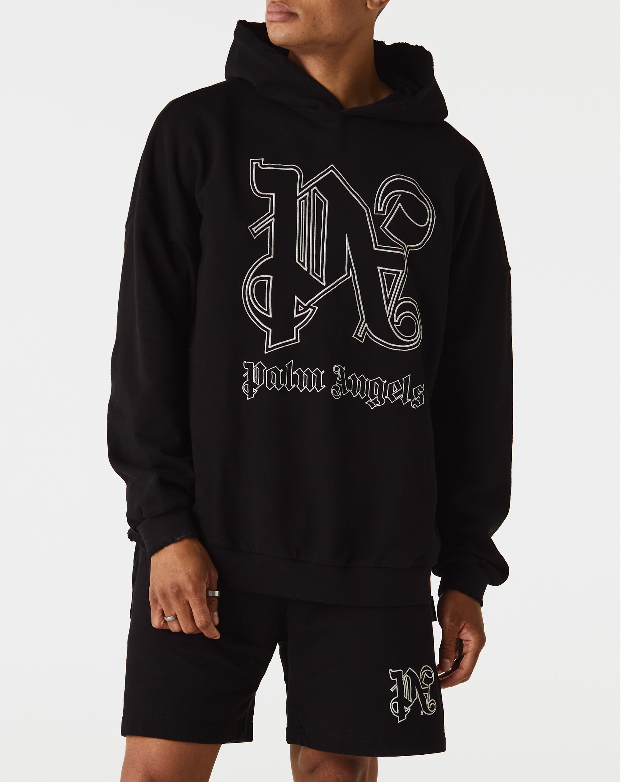 Palm Angels PA Monogram Statement Hoodie - Rule of Next Apparel