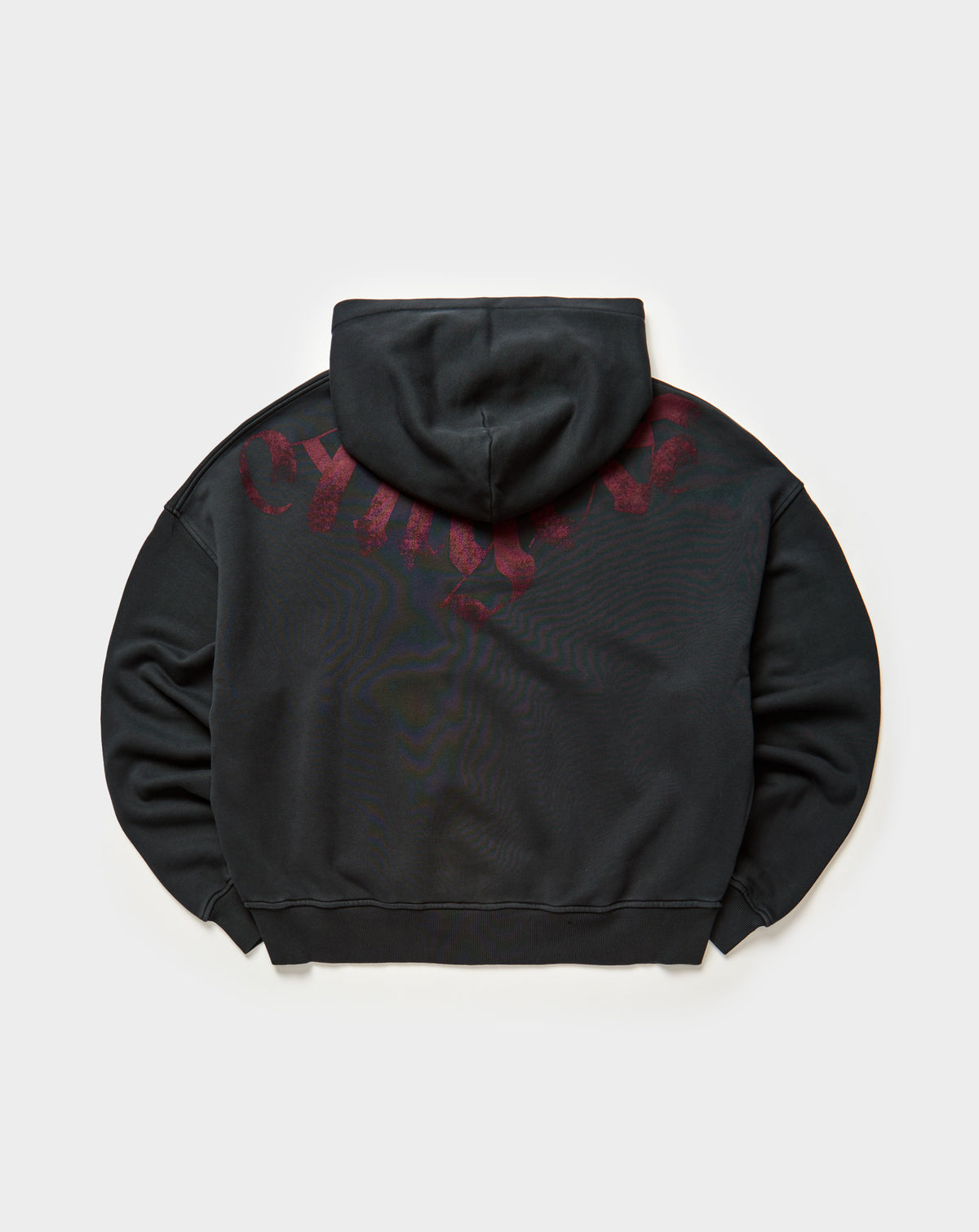 Big Neck Logo Zip Loose Hoodie