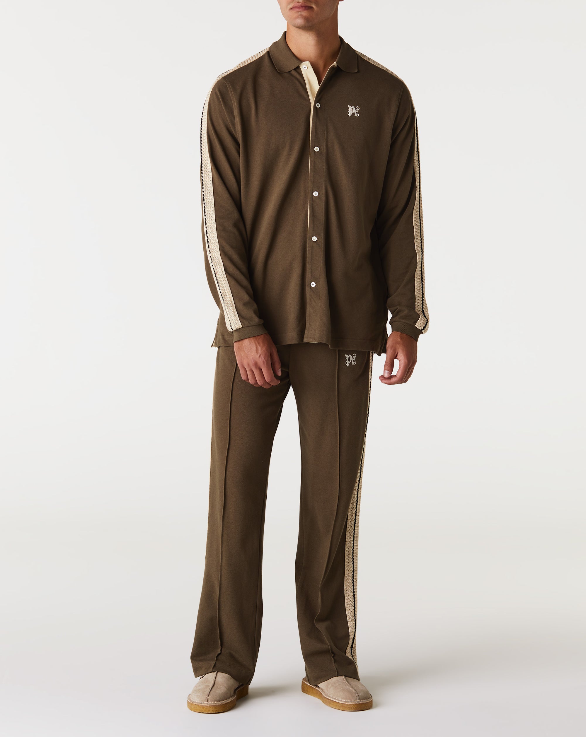Palm Angels PA Monogram Piquet Track Pants - Rule of Next Apparel