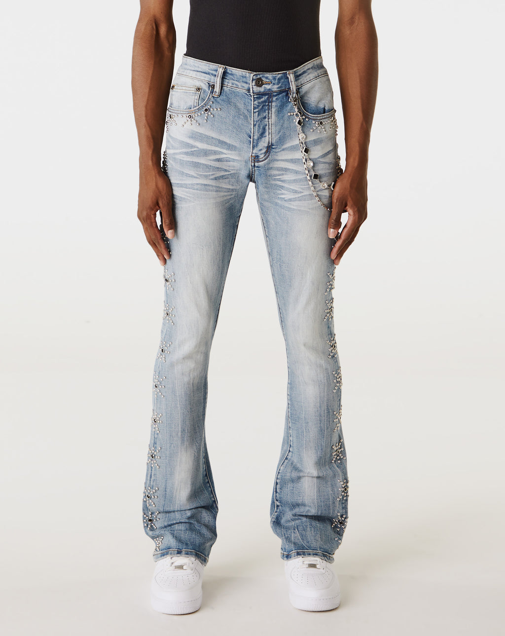 PRVT LBL Jean With Stones - Rule of Next Apparel