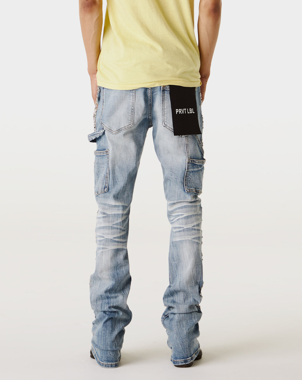 PRVT LBL Jean With Stones - Rule of Next Apparel