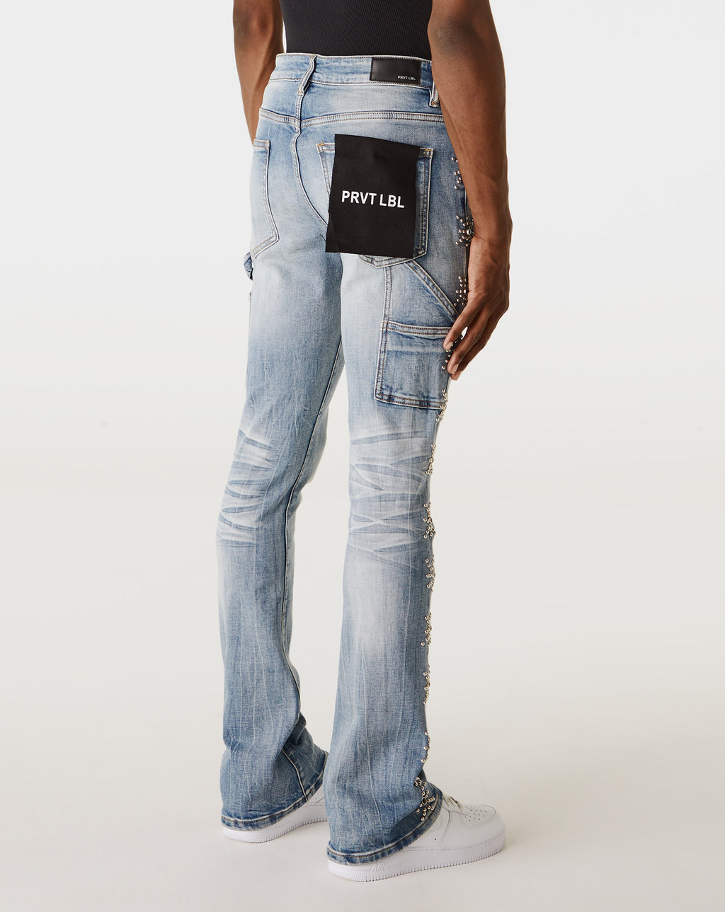 PRVT LBL Jean With Stones - Rule of Next Apparel