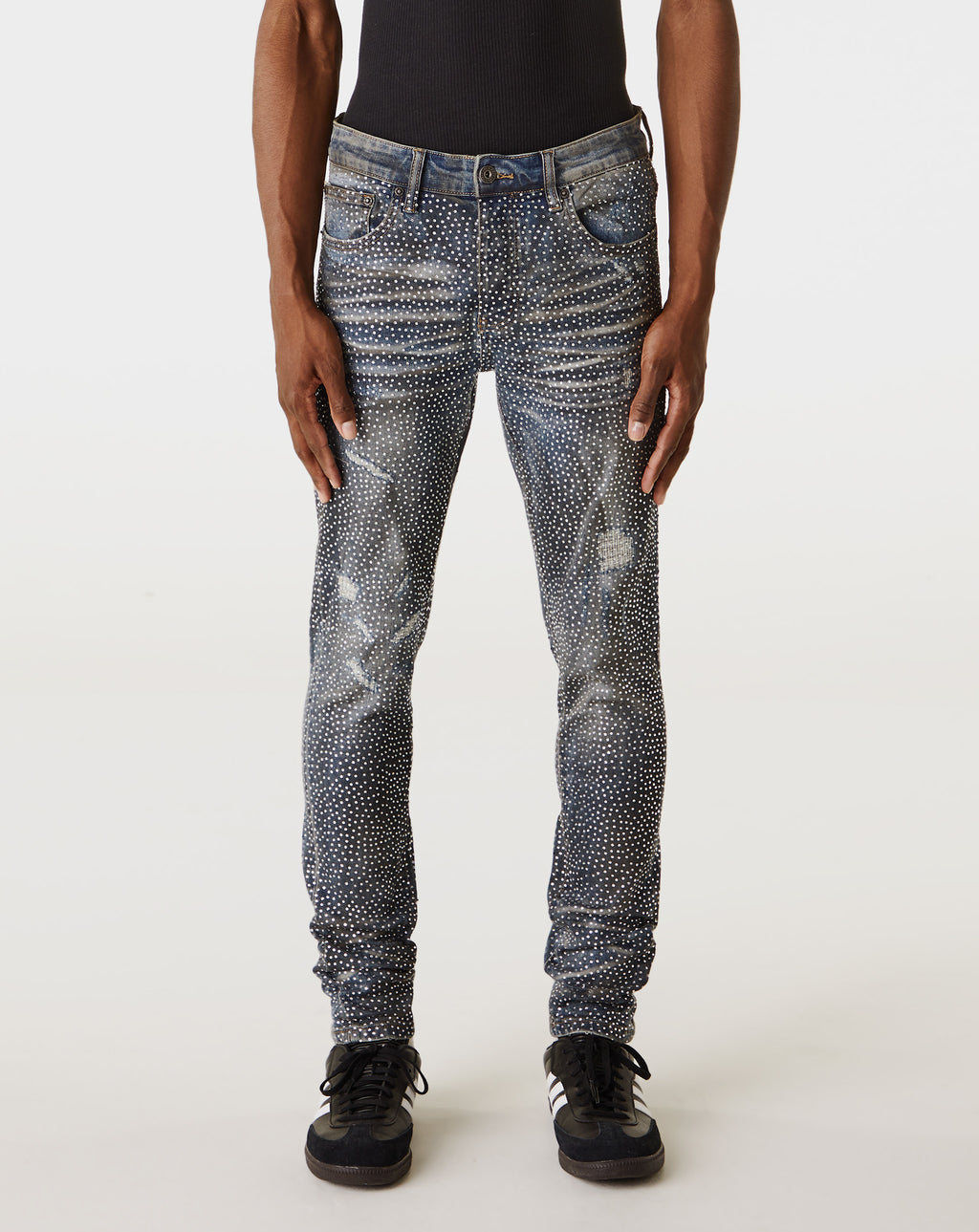 PRVT LBL Rhinestone Skinny Jean - Rule of Next Apparel
