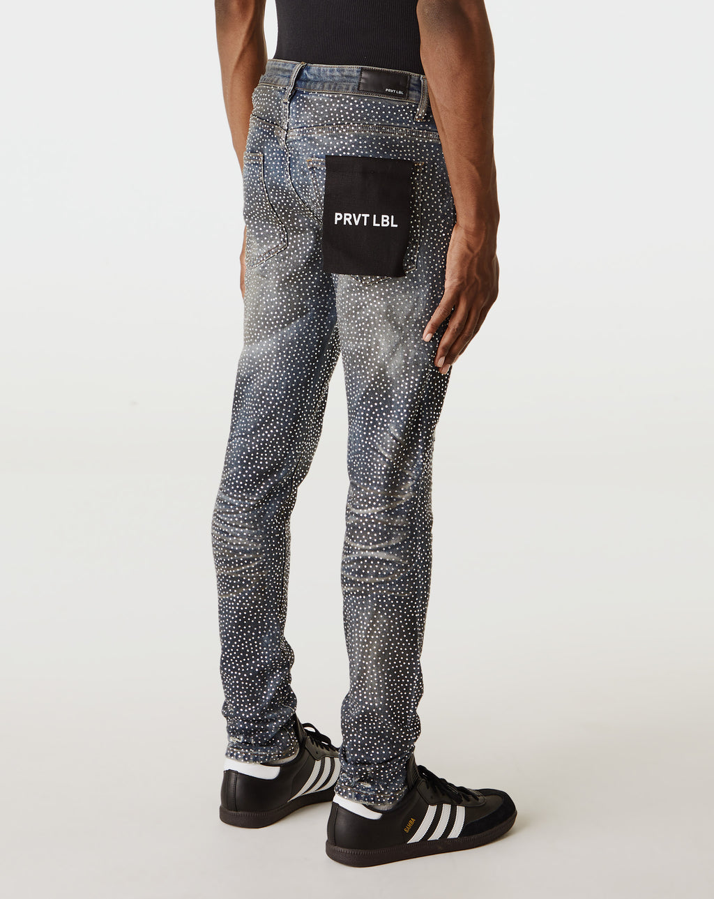 PRVT LBL Rhinestone Skinny Jean - Rule of Next Apparel
