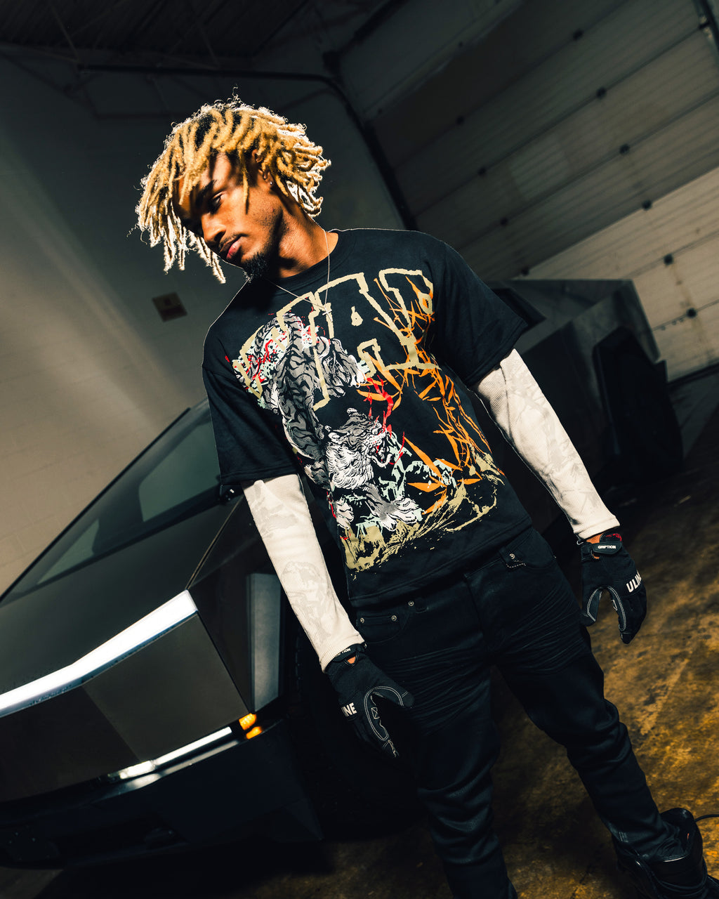 PRVT LBL War Double Sleeve Tee - Rule of Next Apparel