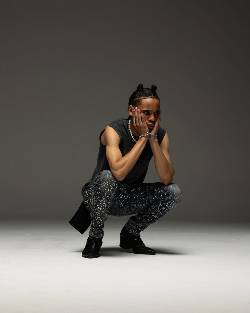 Rhinestone Skinny Jean