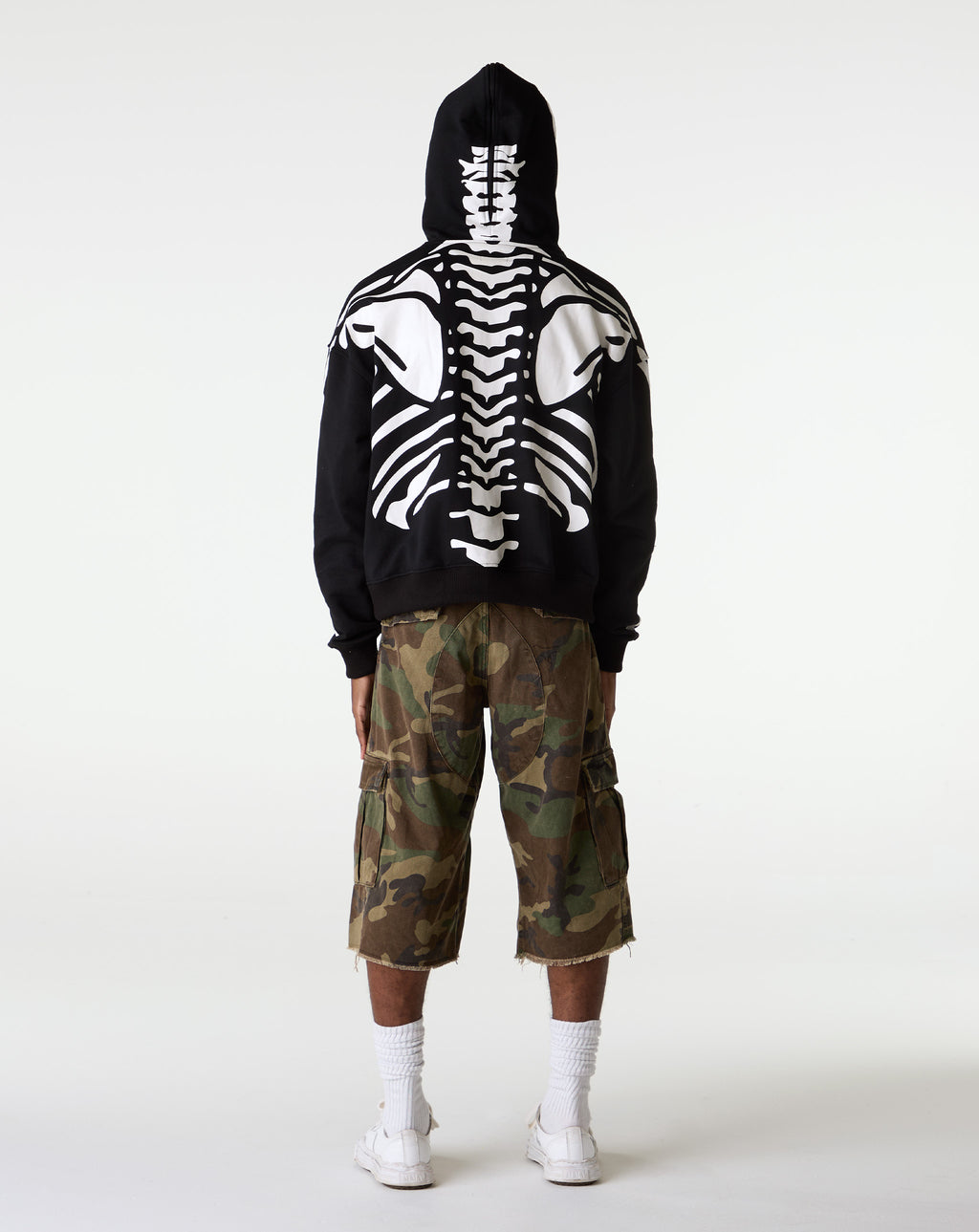 PRVT LBL Skeleton Glow Hoodie - Rule of Next Apparel