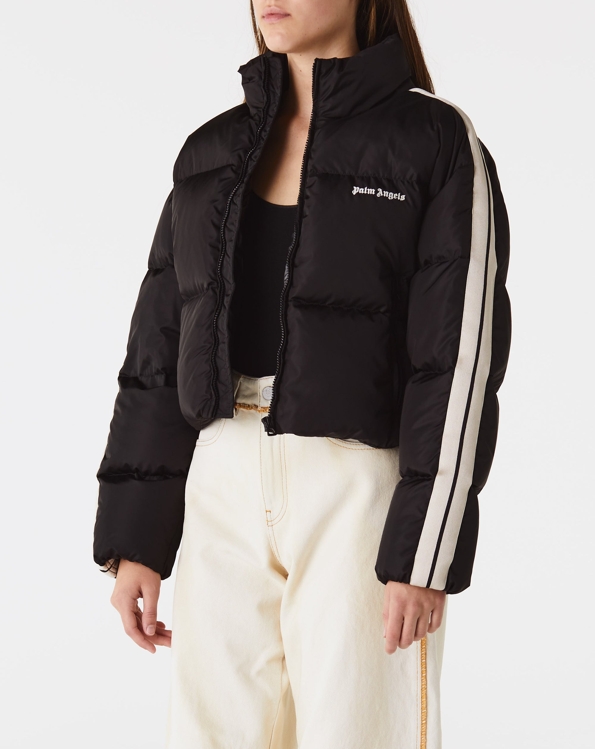 Palm Angels Women's Crop Track Down Jacket - Rule of Next Apparel