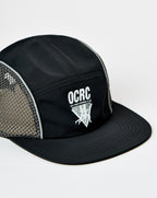 One Chance Running Club 5 Panel Hat in Black