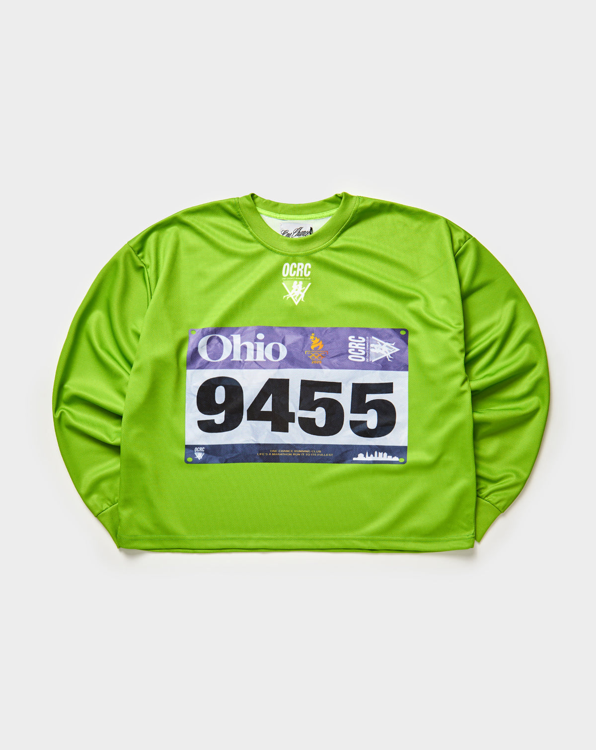 One Chance Running Club Mesh Long Sleeve. Underground Apparel. Rule of Next Streetwear.