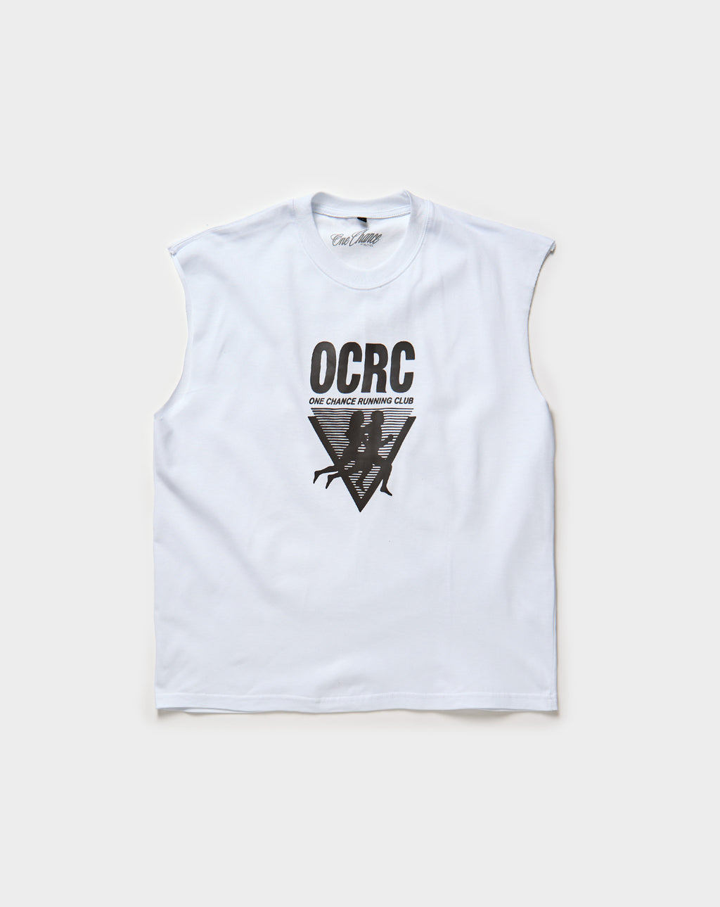 One Chance Running Club Sleeveless Tee. Underground Apparel. Rule of Next Streetwear.