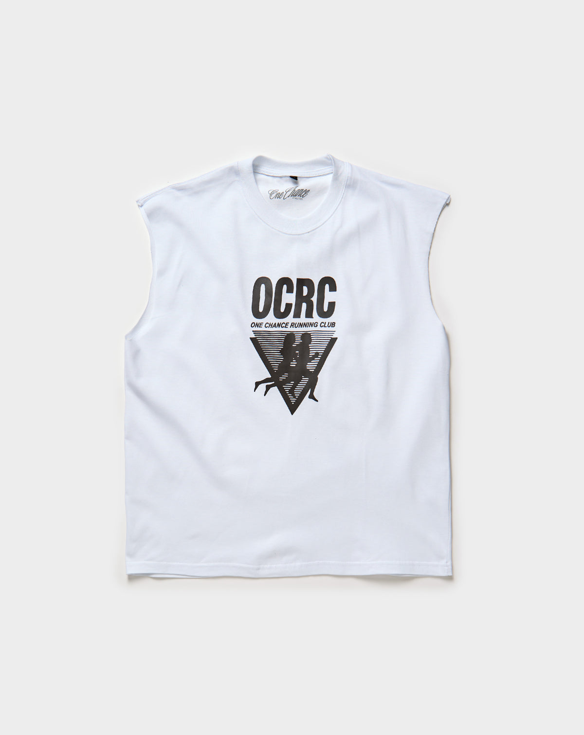 One Chance Running Club Sleeveless Tee. Underground Apparel. Rule of Next Streetwear.
