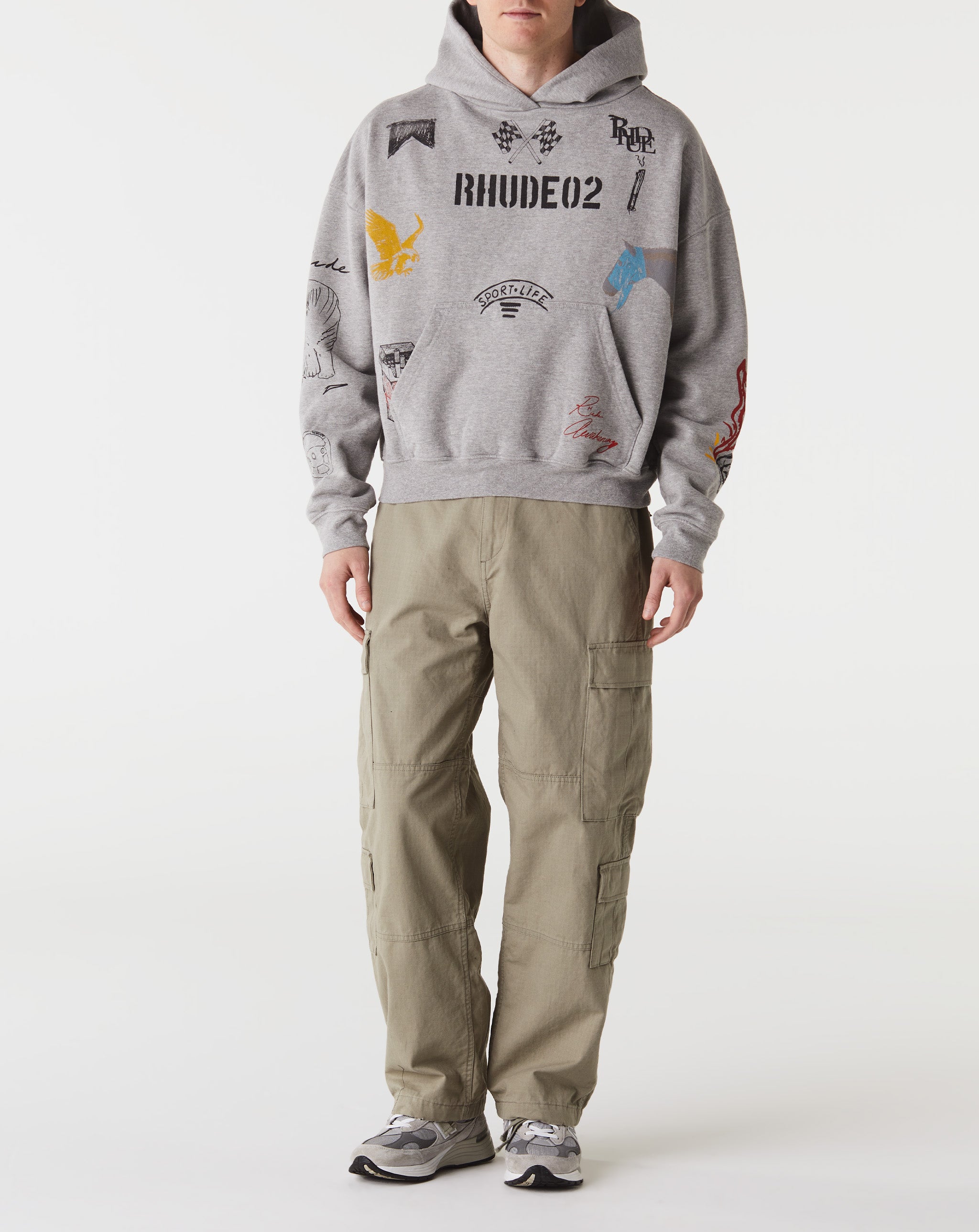 Rhude Rhude Scrible Hoodie - Rule of Next Apparel