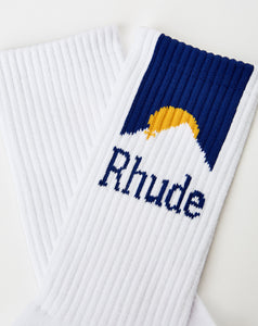 Rhude Mountain Logo Sock - Rule of Next Accessories