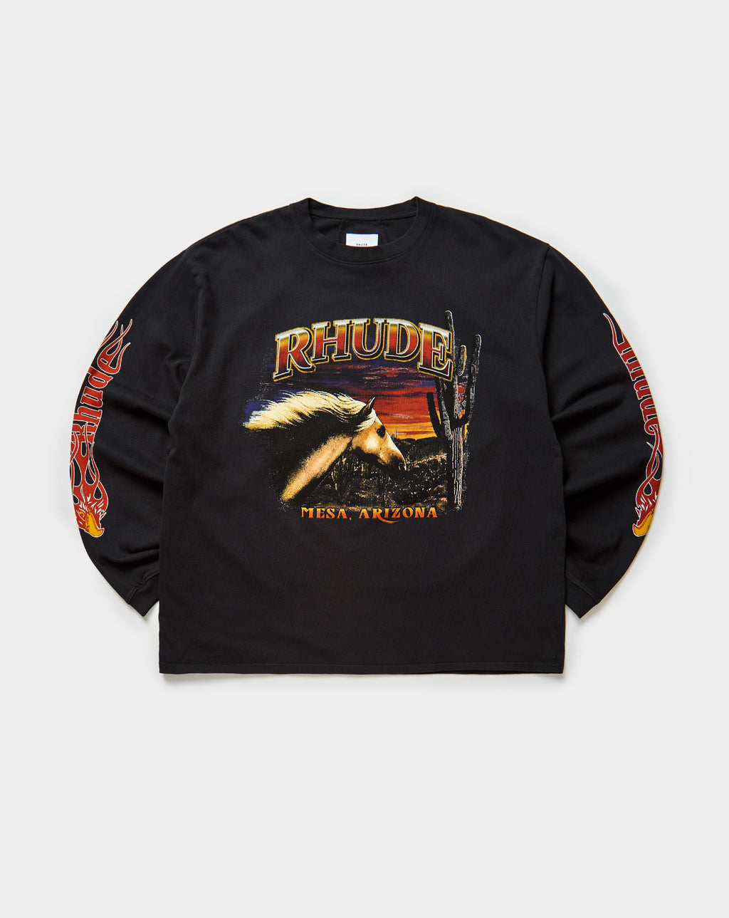Rhude Mesa Stallion Long Sleeve T-Shirt. Underground Apparel. Rule of Next Streetwear.