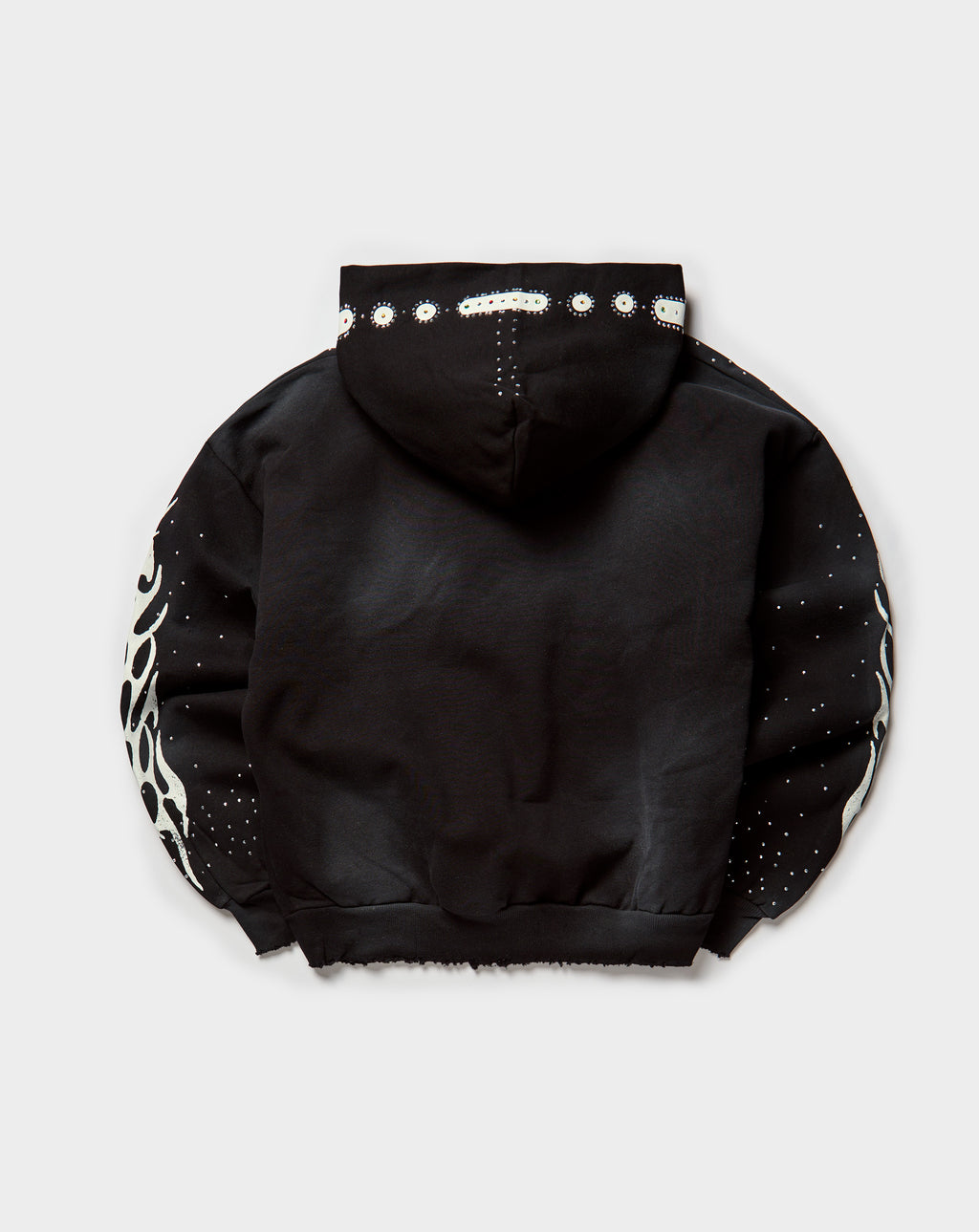 Needlework Rhinestone Hoodie - Rule of Next Apparel