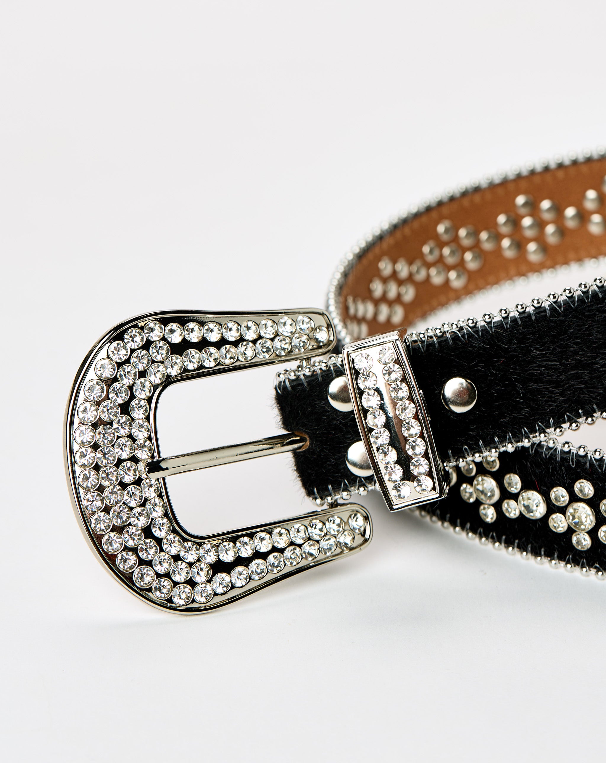 PRVT LBL Rhinestone Belt - Rule of Next Accessories