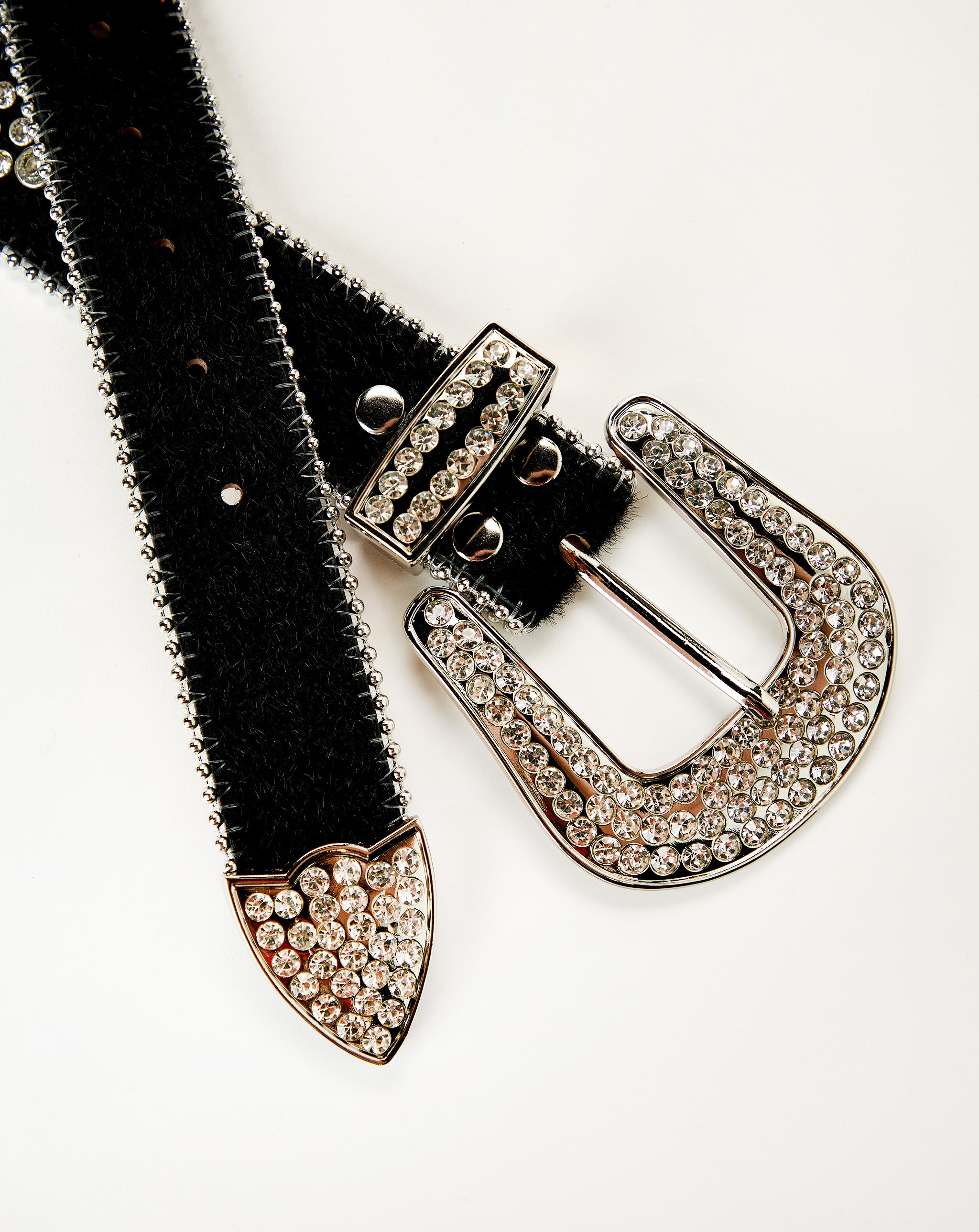 PRVT LBL Rhinestone Belt - Rule of Next Accessories