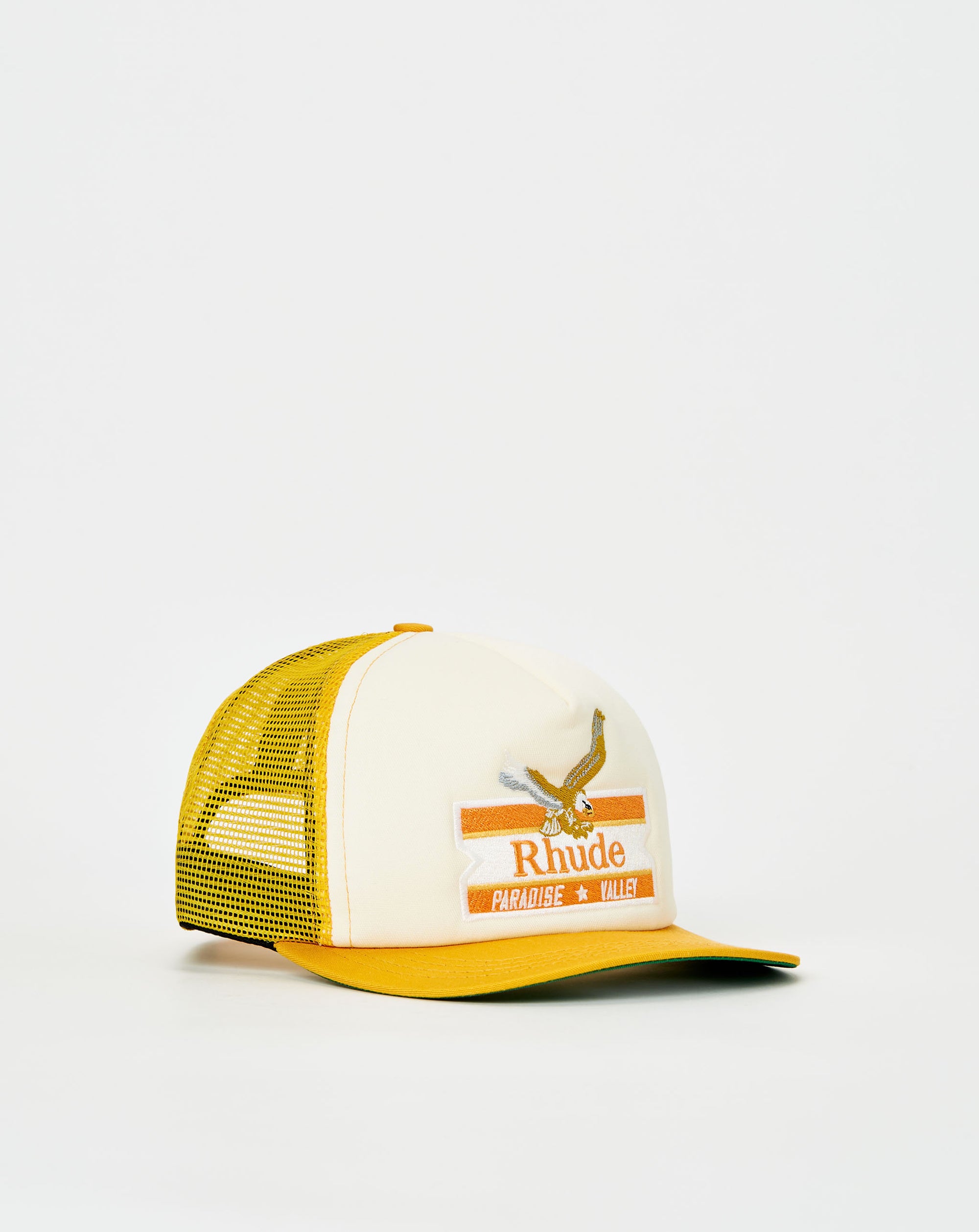 Rhude Paradise Valley Twill Trucker Hat - Rule of Next Accessories