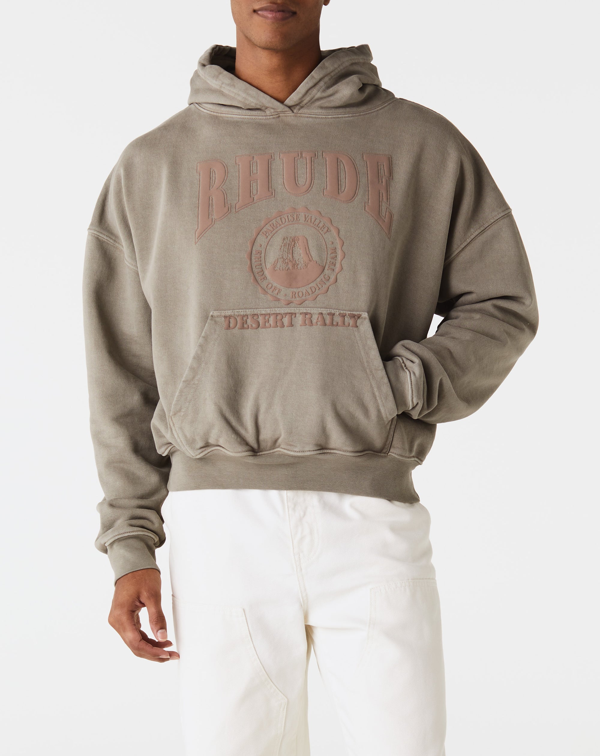 Rhude Cropped Desert Valley Hoodie - Rule of Next Apparel