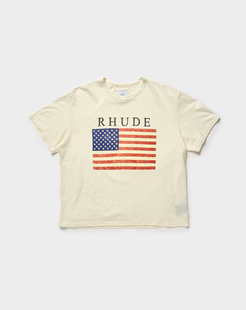 Rhude USA Flag Slub T-Shirt. Underground Apparel. Rule of Next Streetwear.
