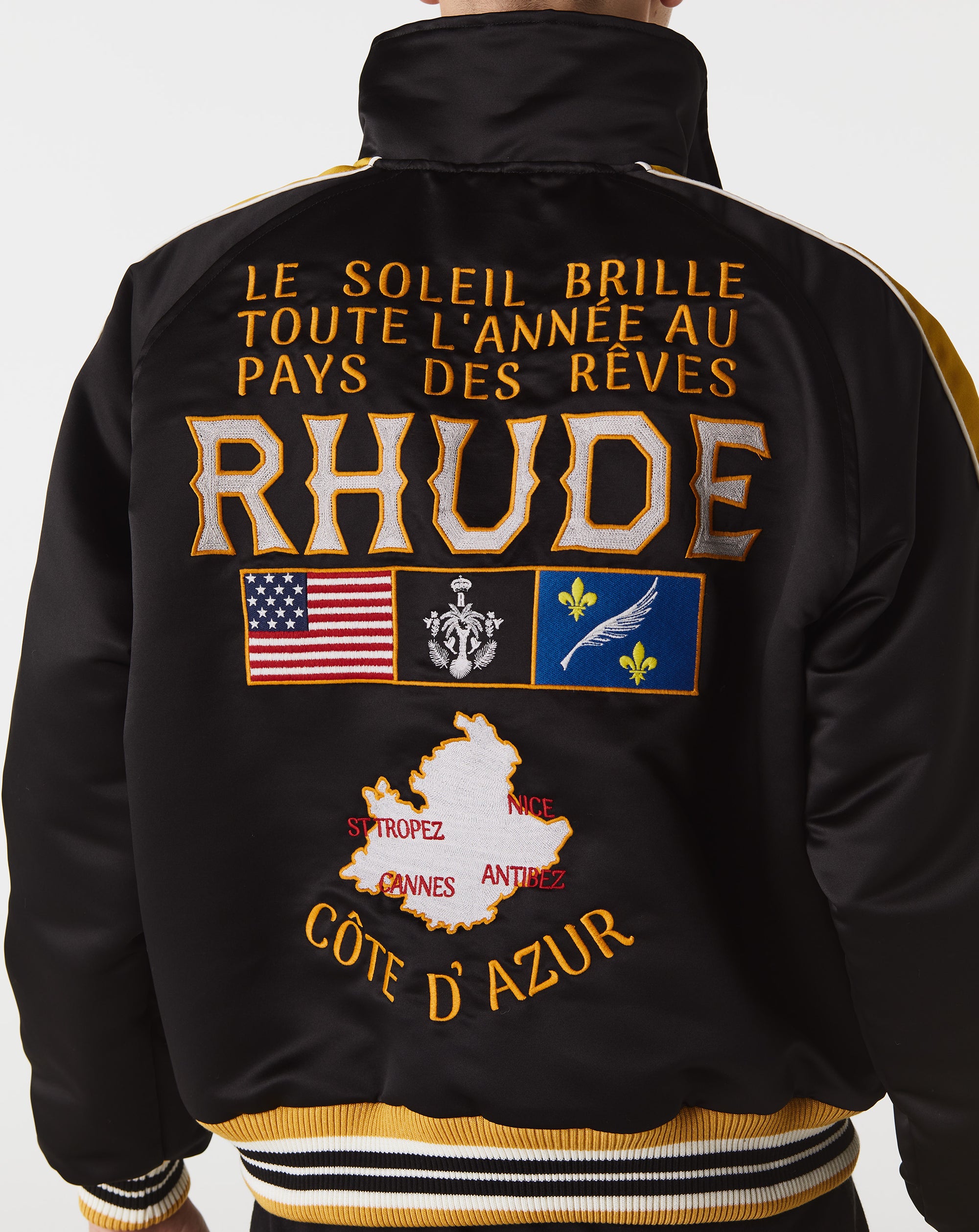 Rhude Le Soleil Satin Bomber - Rule of Next Apparel