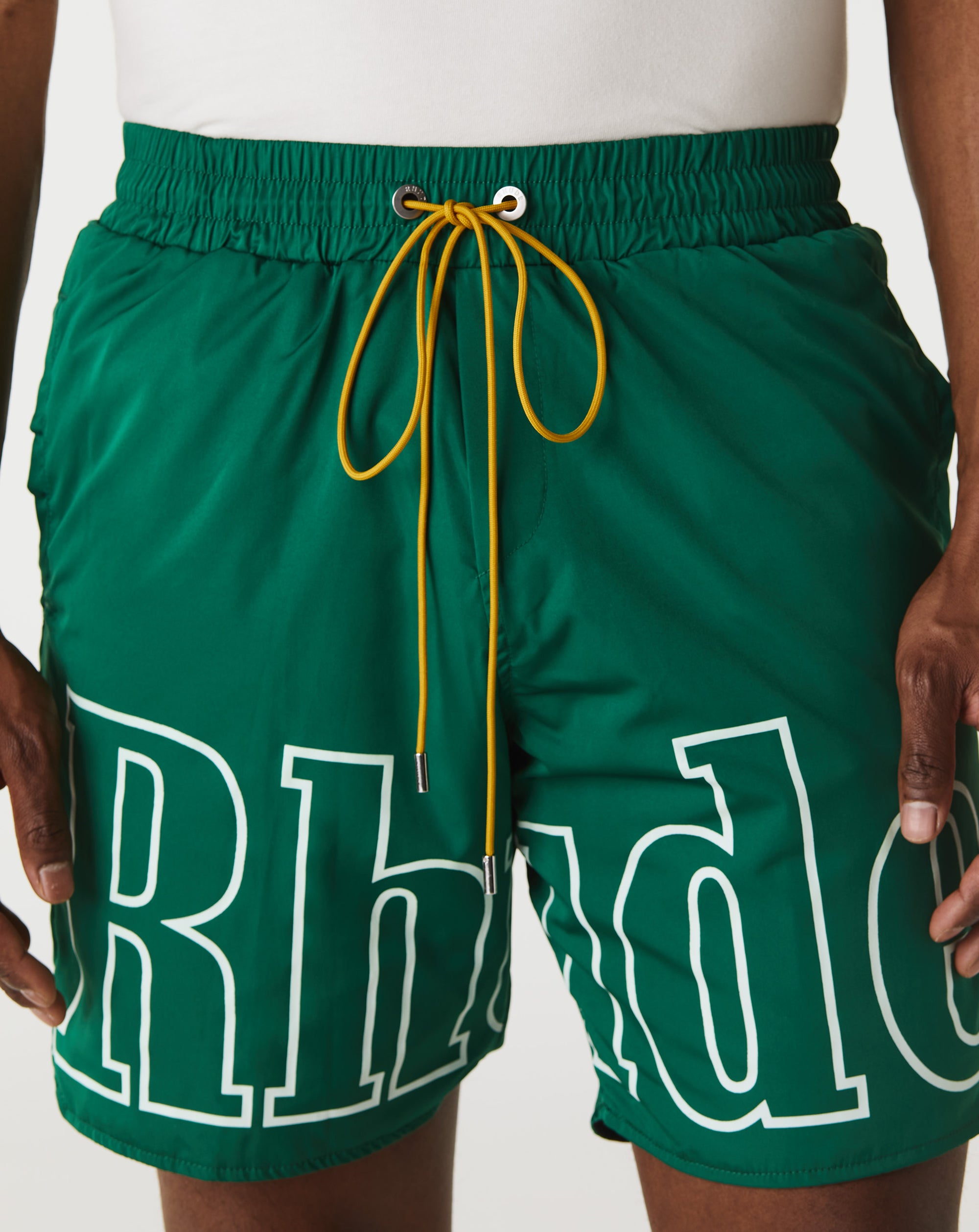 Rhude Rhude Logo Track Shorts - Rule of Next Apparel