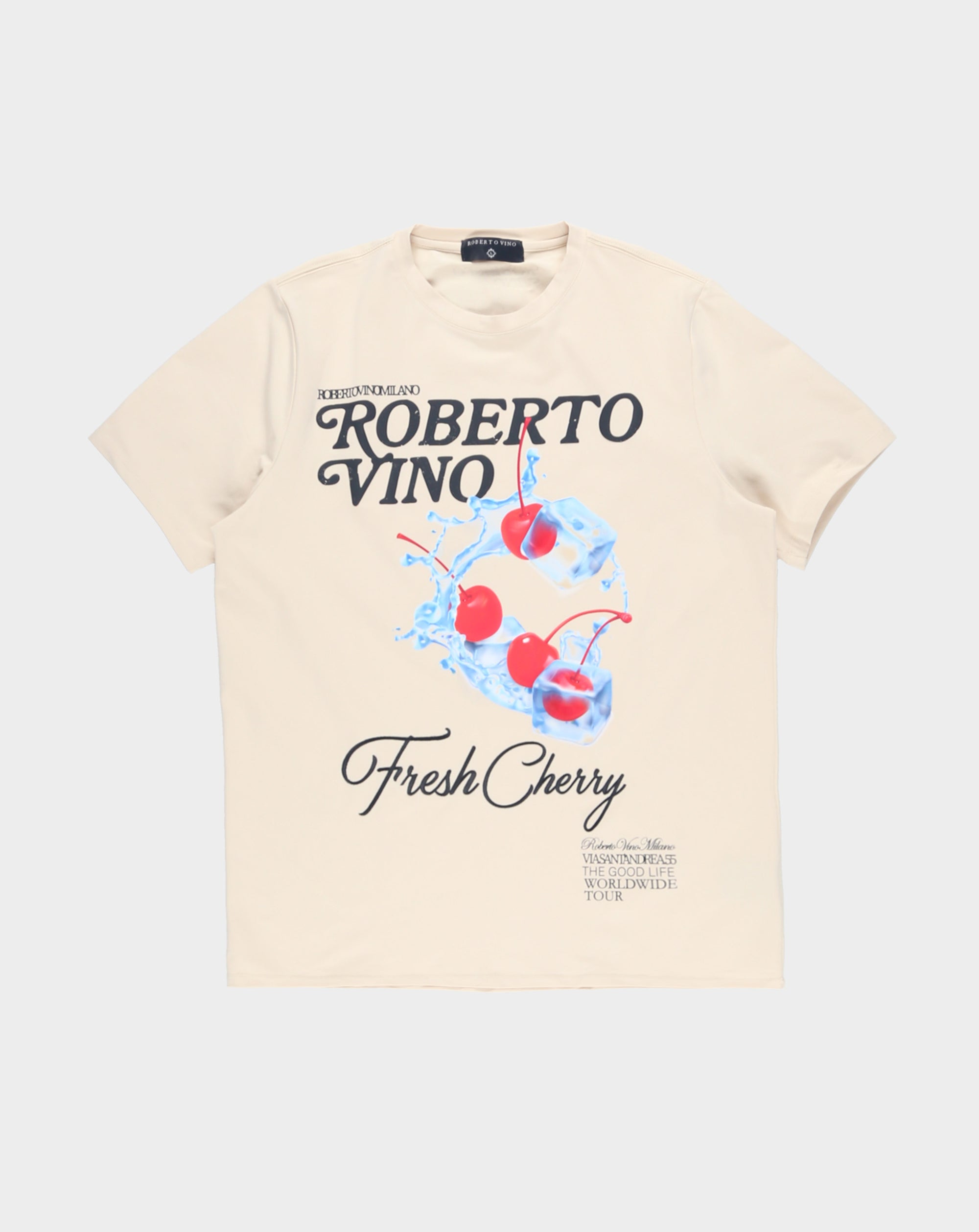 Roberto Vino Milano Fresh Cherry T-Shirt - Rule of Next Apparel