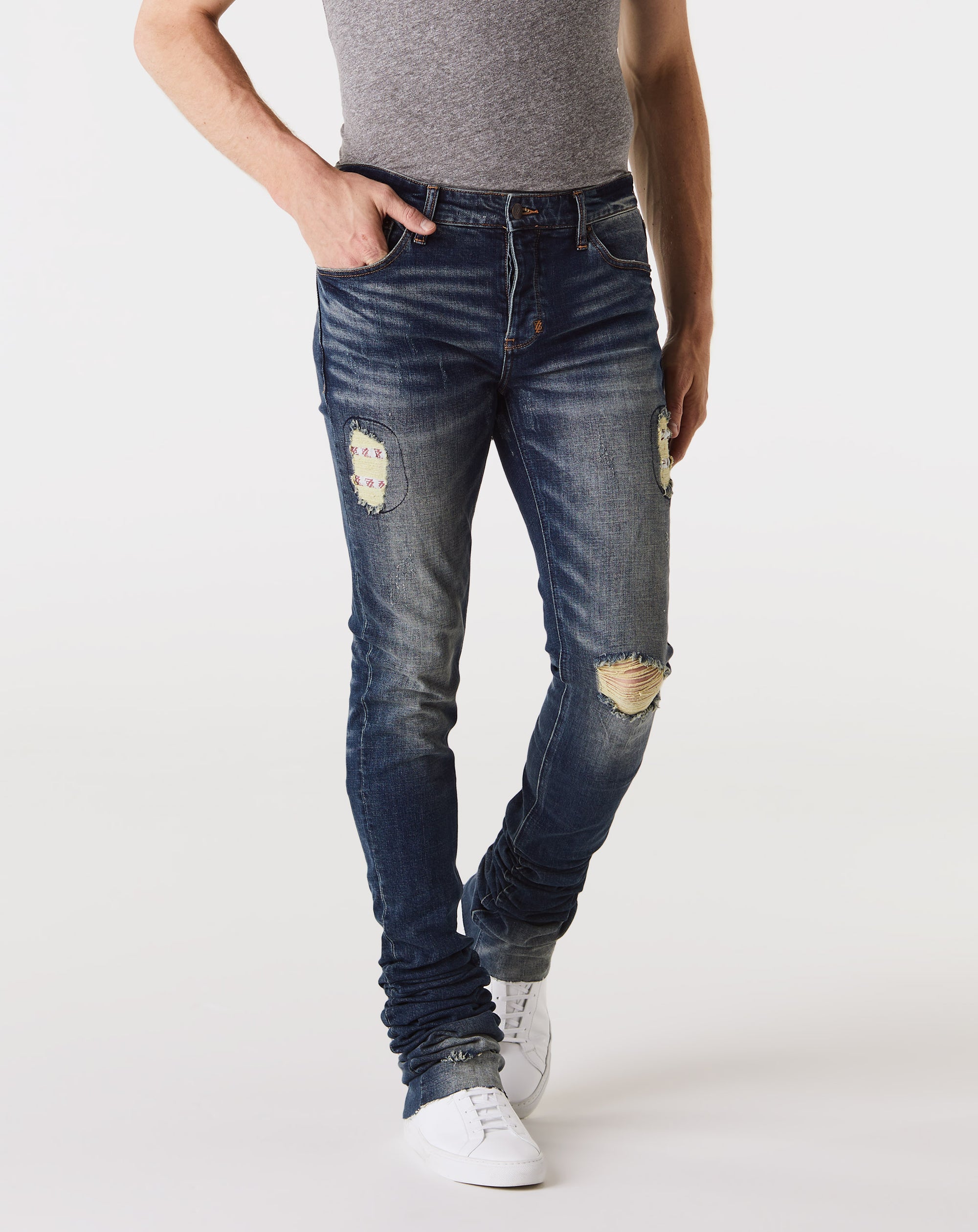 Shabazz Santorini Stacked Jean - Rule of Next Apparel