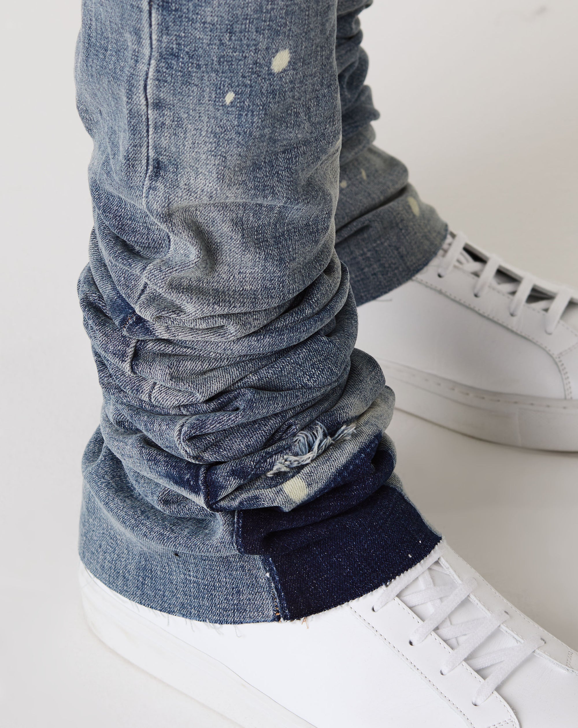 Shabazz Barcelona Stacked Jean - Rule of Next Apparel