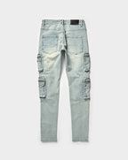 PRVT LBL Cargo Skinny in Light Blue